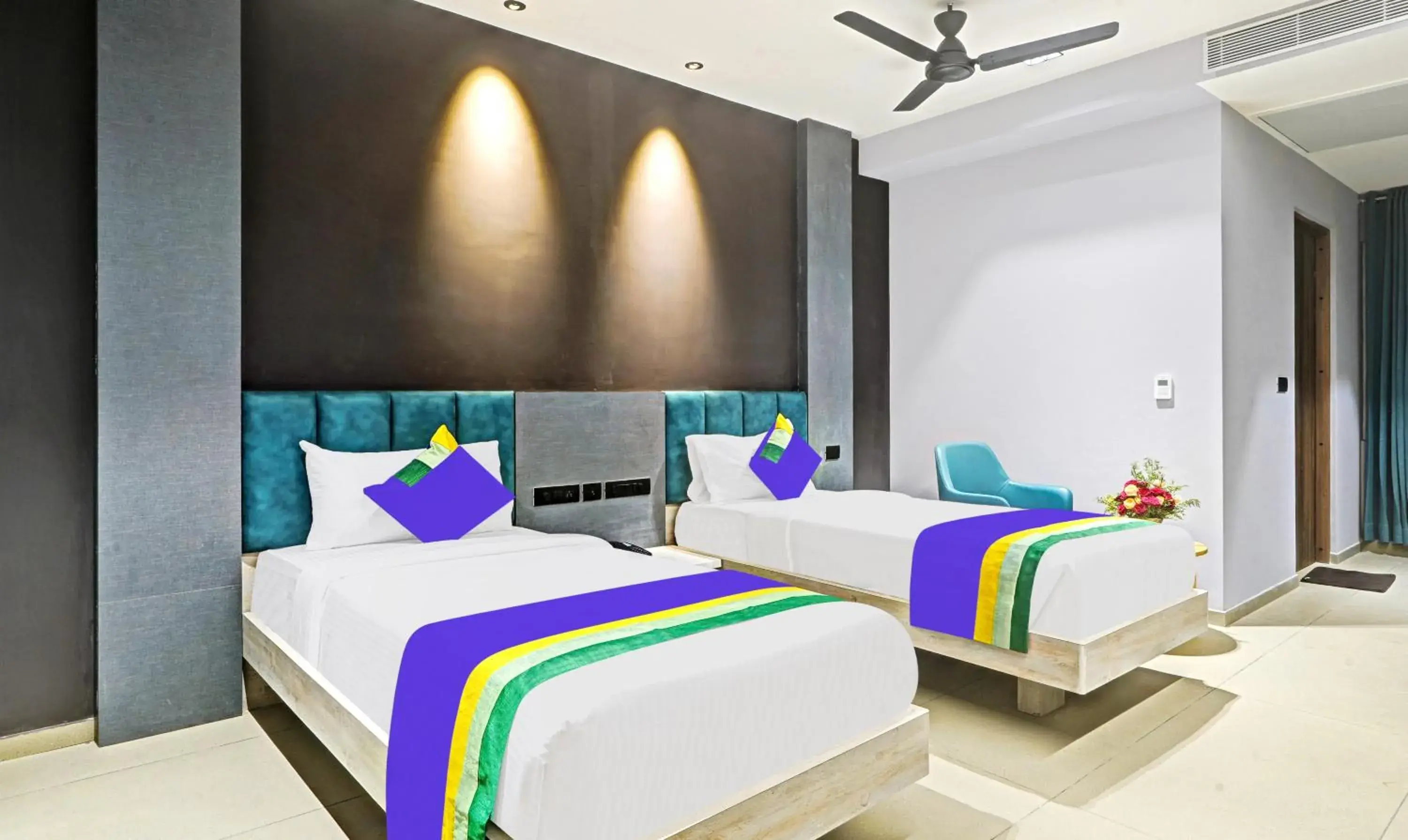 Standard Room - single occupancy in Treebo Premium La Orchid, Big Temple Standard Room - single occupancy in Treebo Premium La Orchid, Big Temple