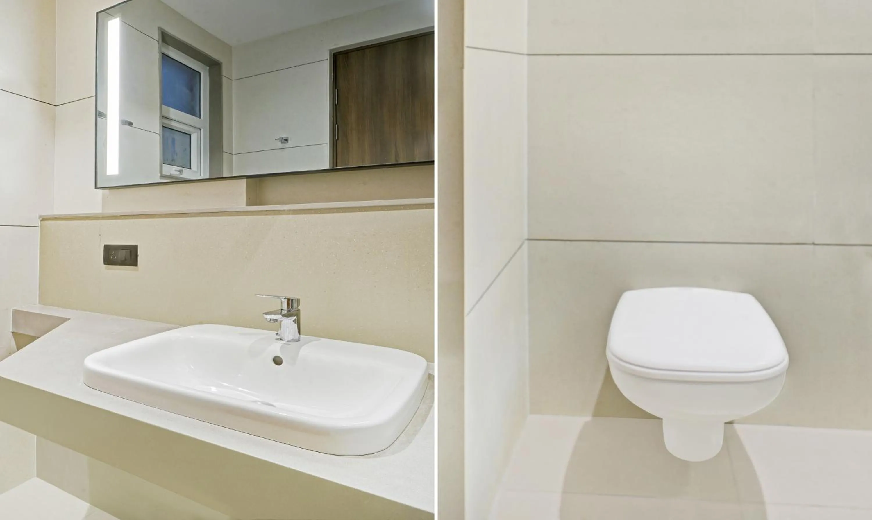 Bathroom in Treebo Premium La Orchid, Big Temple