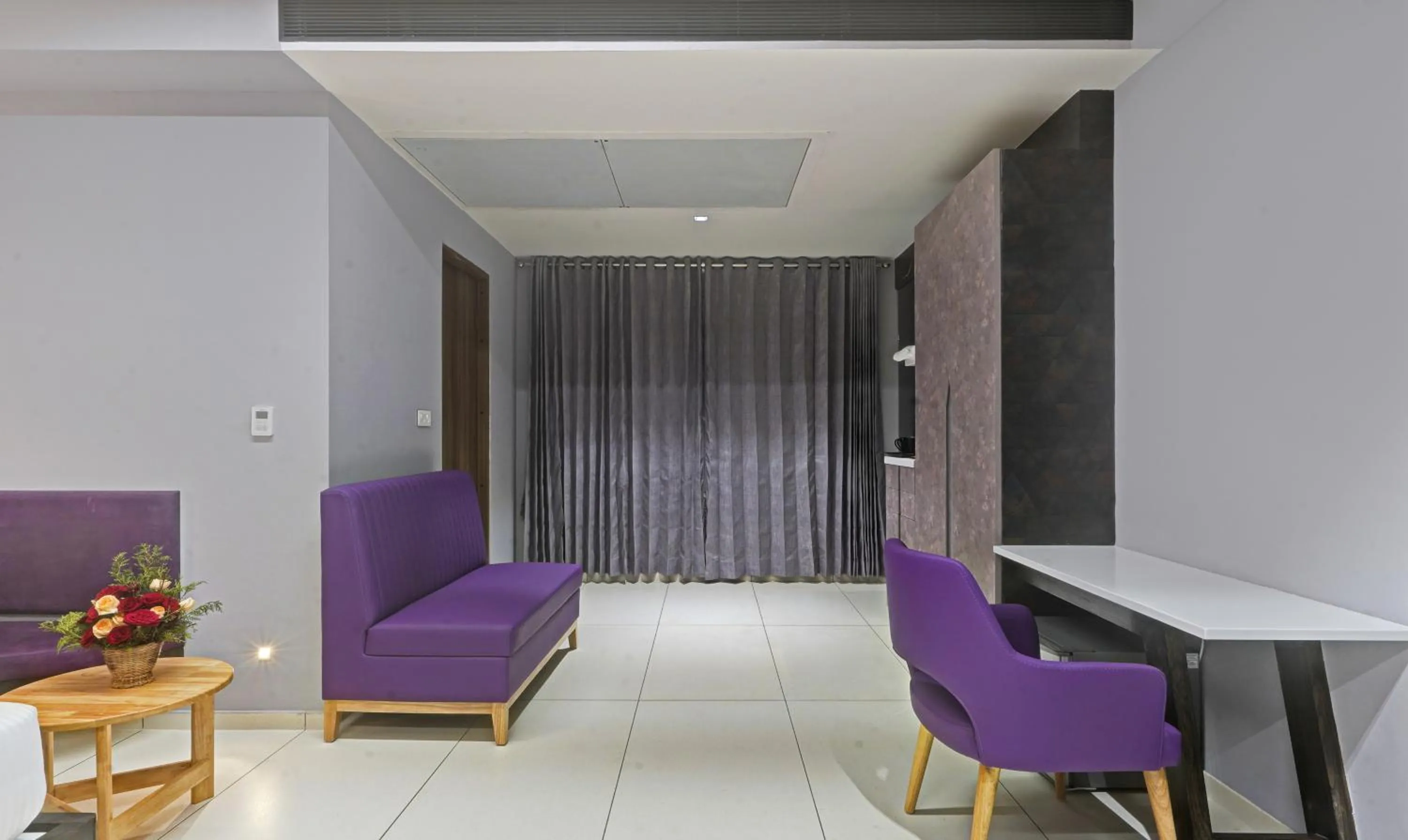 Bedroom in Treebo Premium La Orchid, Big Temple