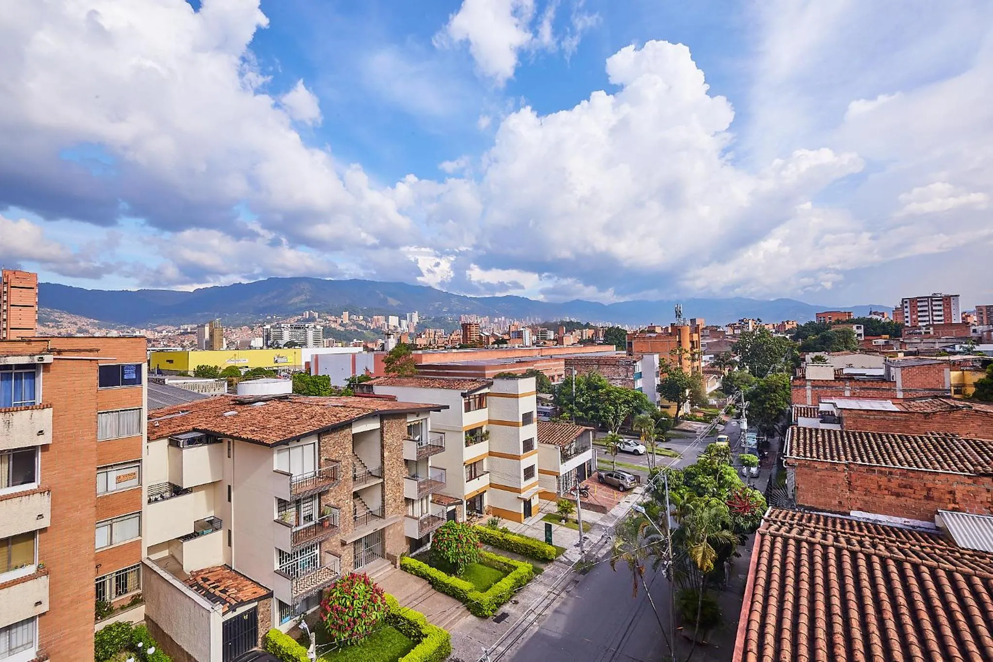 City view in Hotel Pass, Laureles Medellín