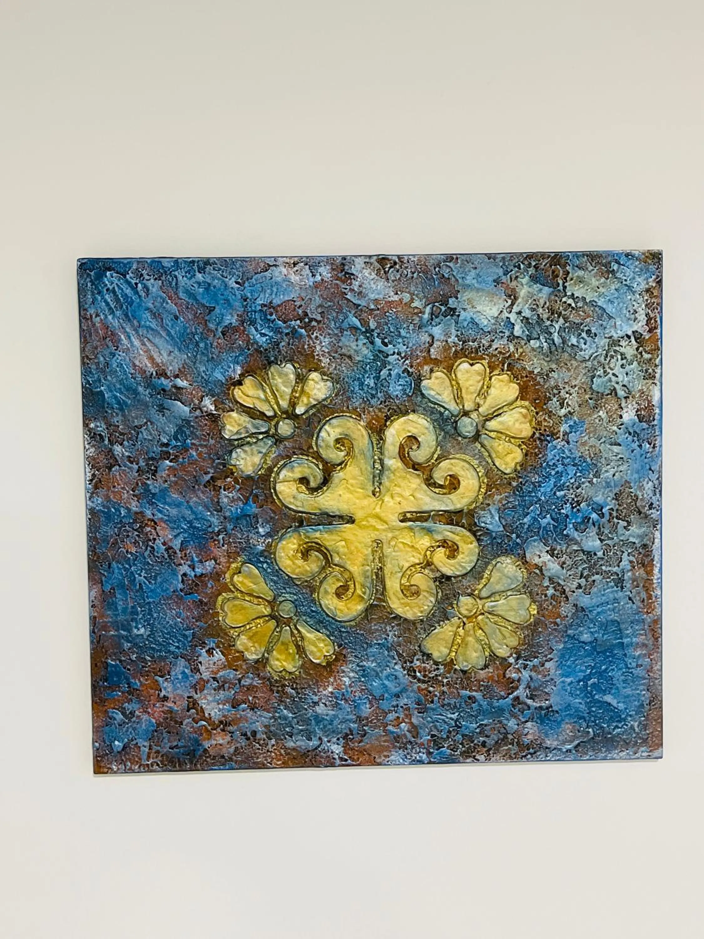 Decorative detail in Hotel Pass, Laureles Medellín