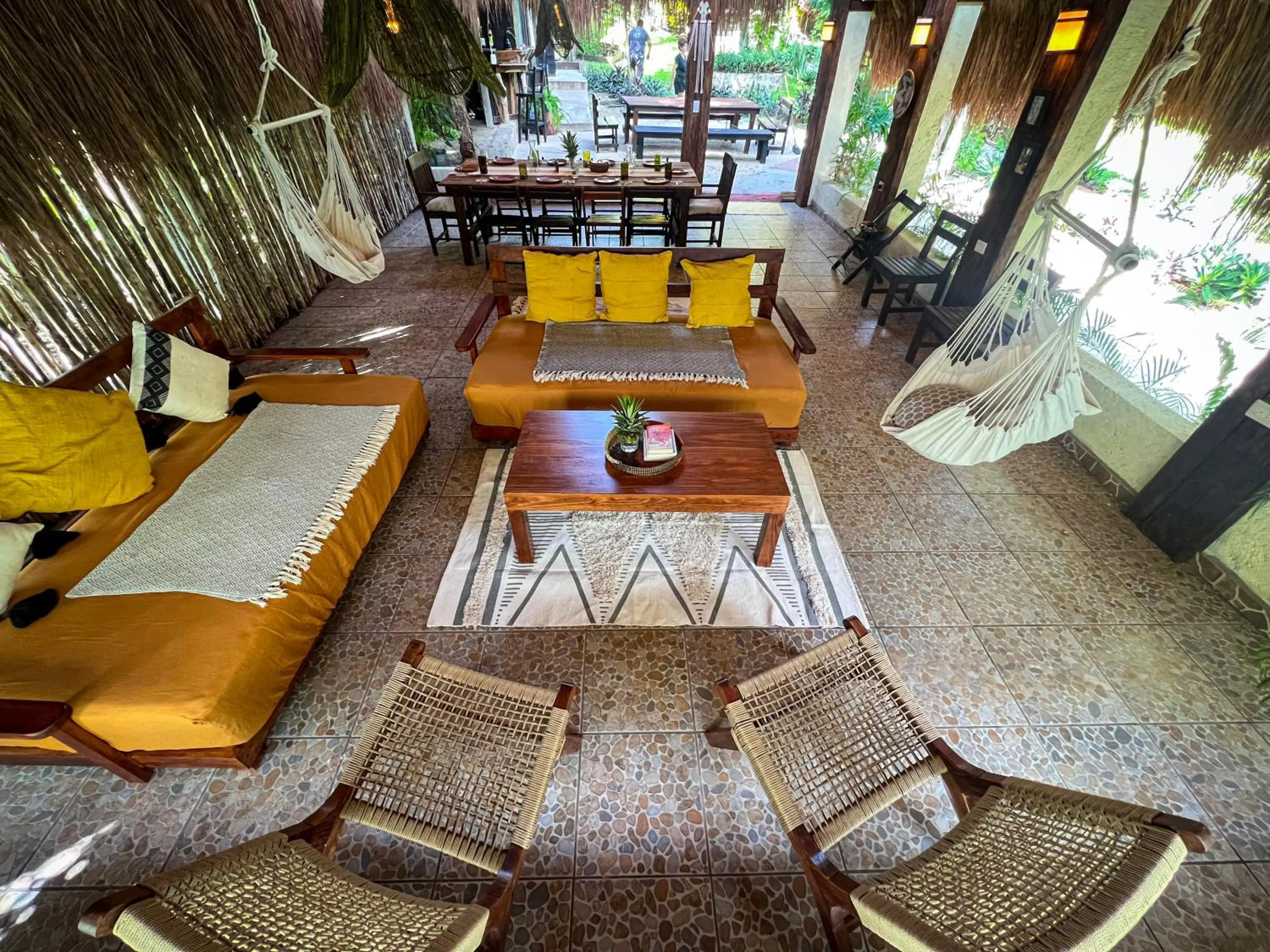 Living room in Villa Santuario Lake front Oasis