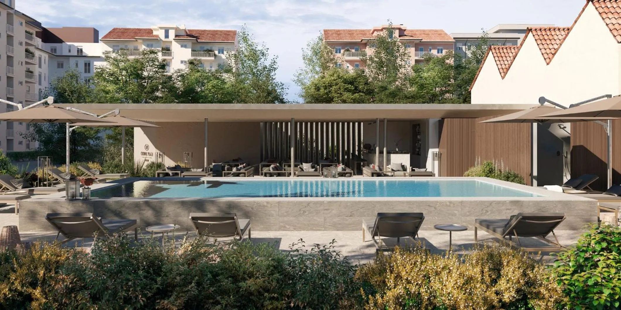 Swimming pool in Crowne Plaza Milan City by IHG