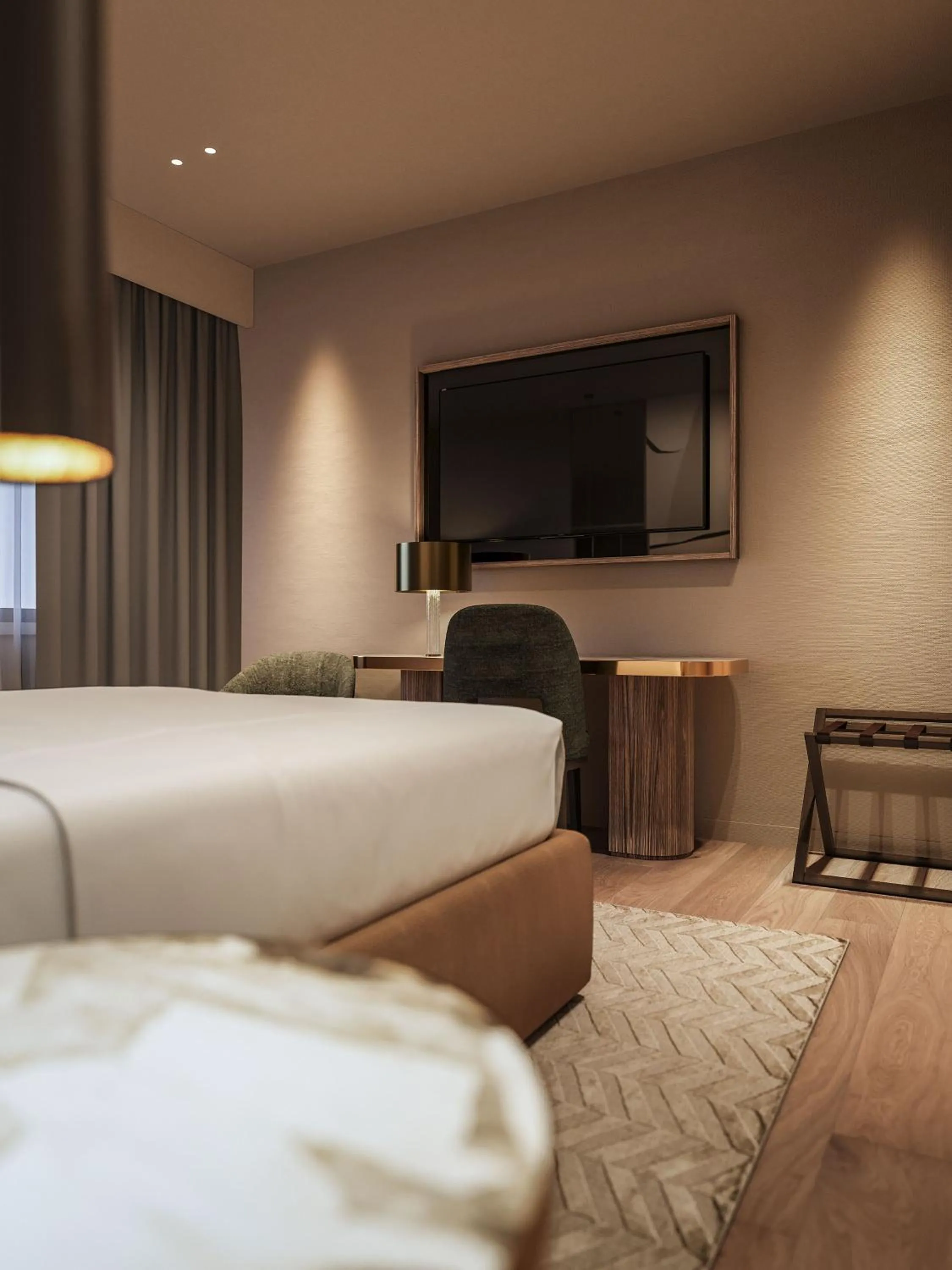 Bedroom, Bed in Crowne Plaza Milan City by IHG