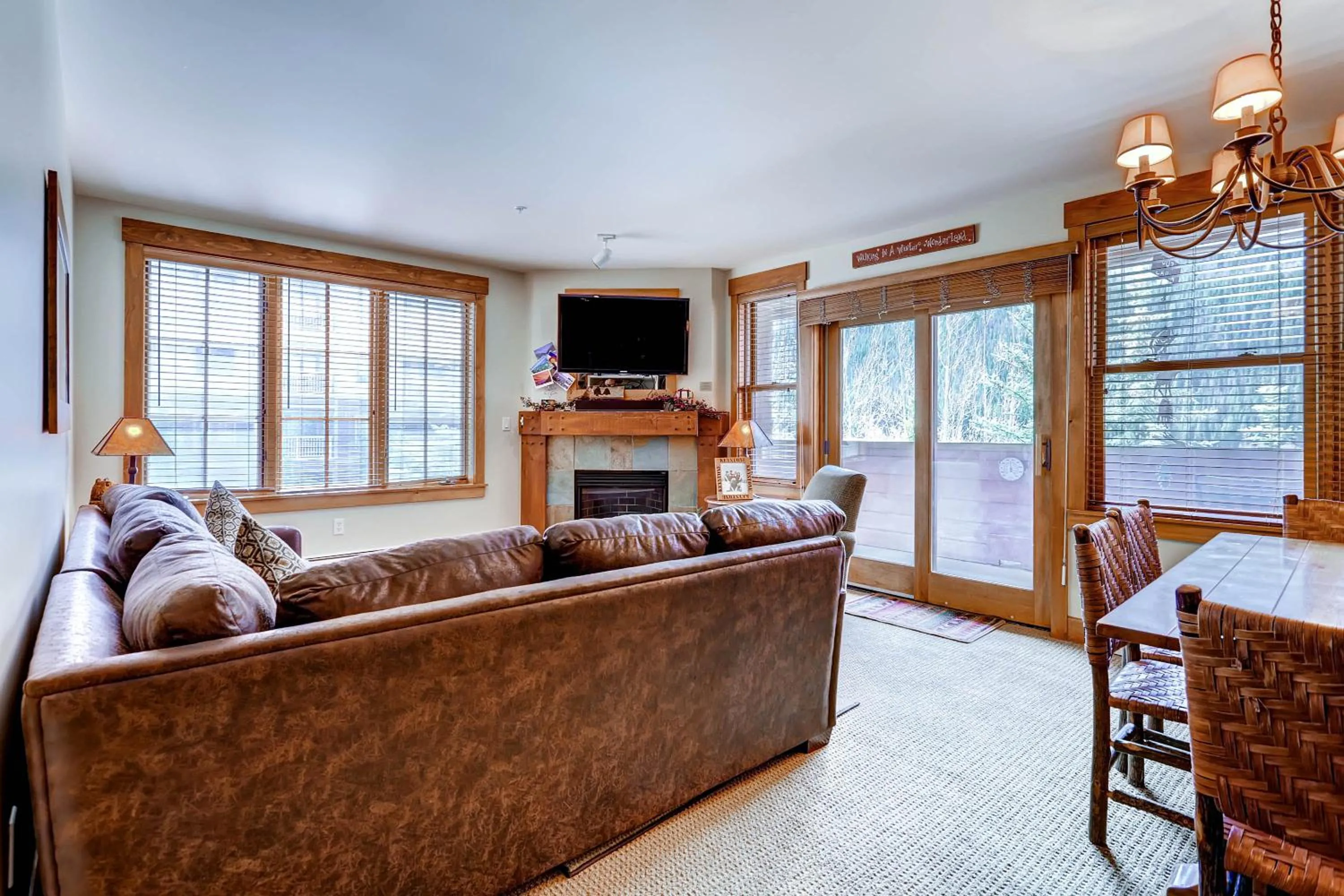 Living room in The Springs Condominiums by Vail Resorts