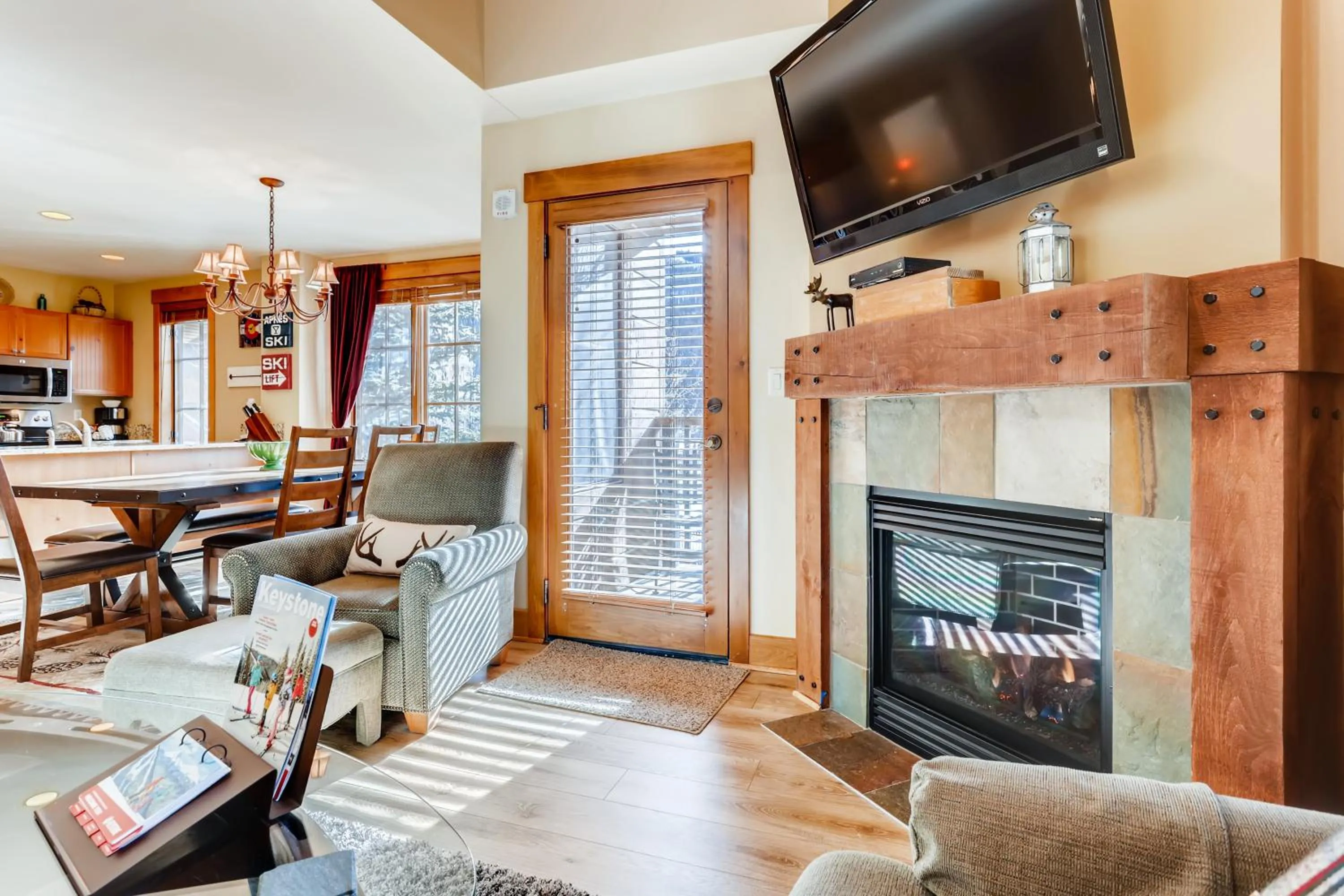 Living room in The Springs Condominiums by Vail Resorts