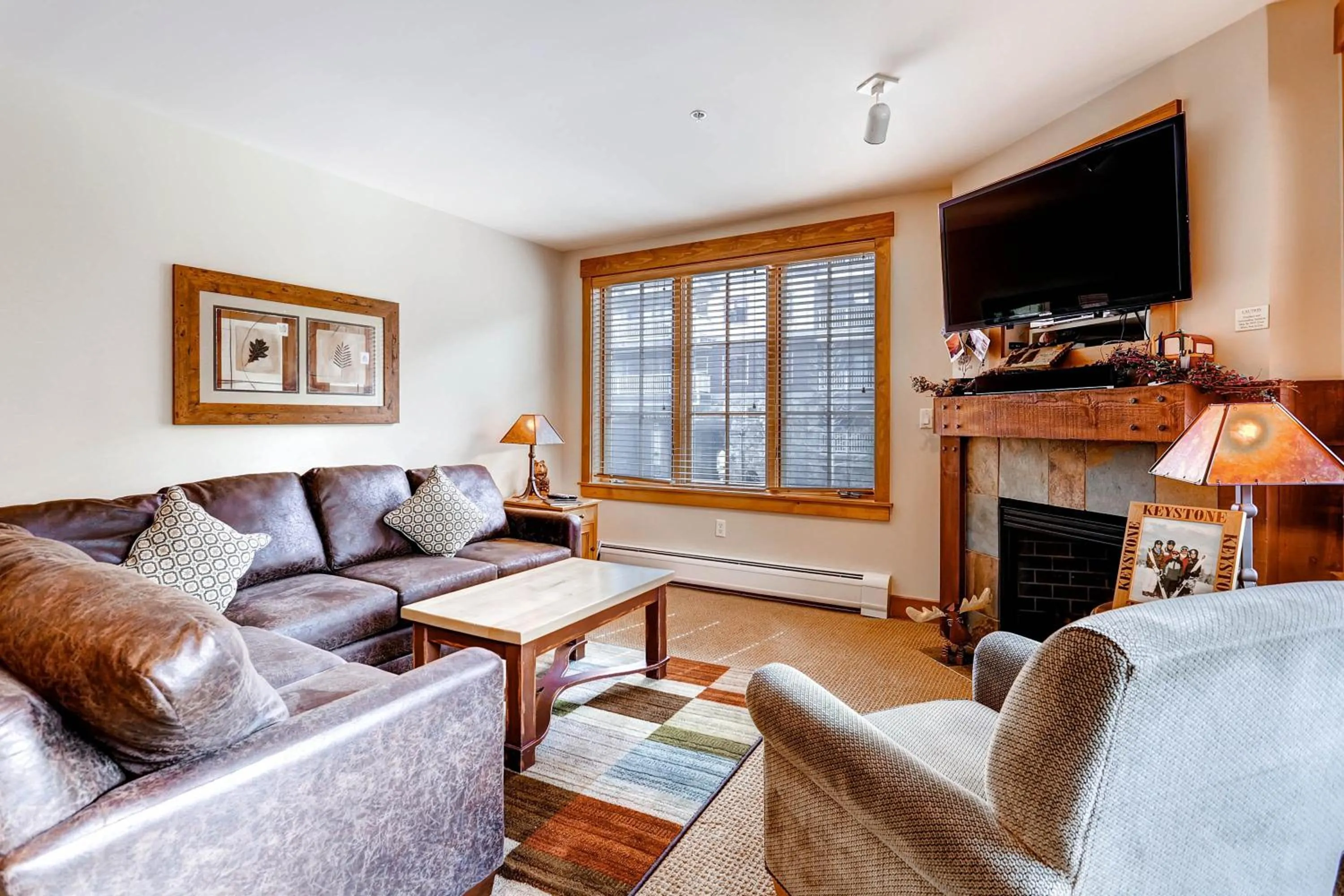 Living room in The Springs Condominiums by Vail Resorts