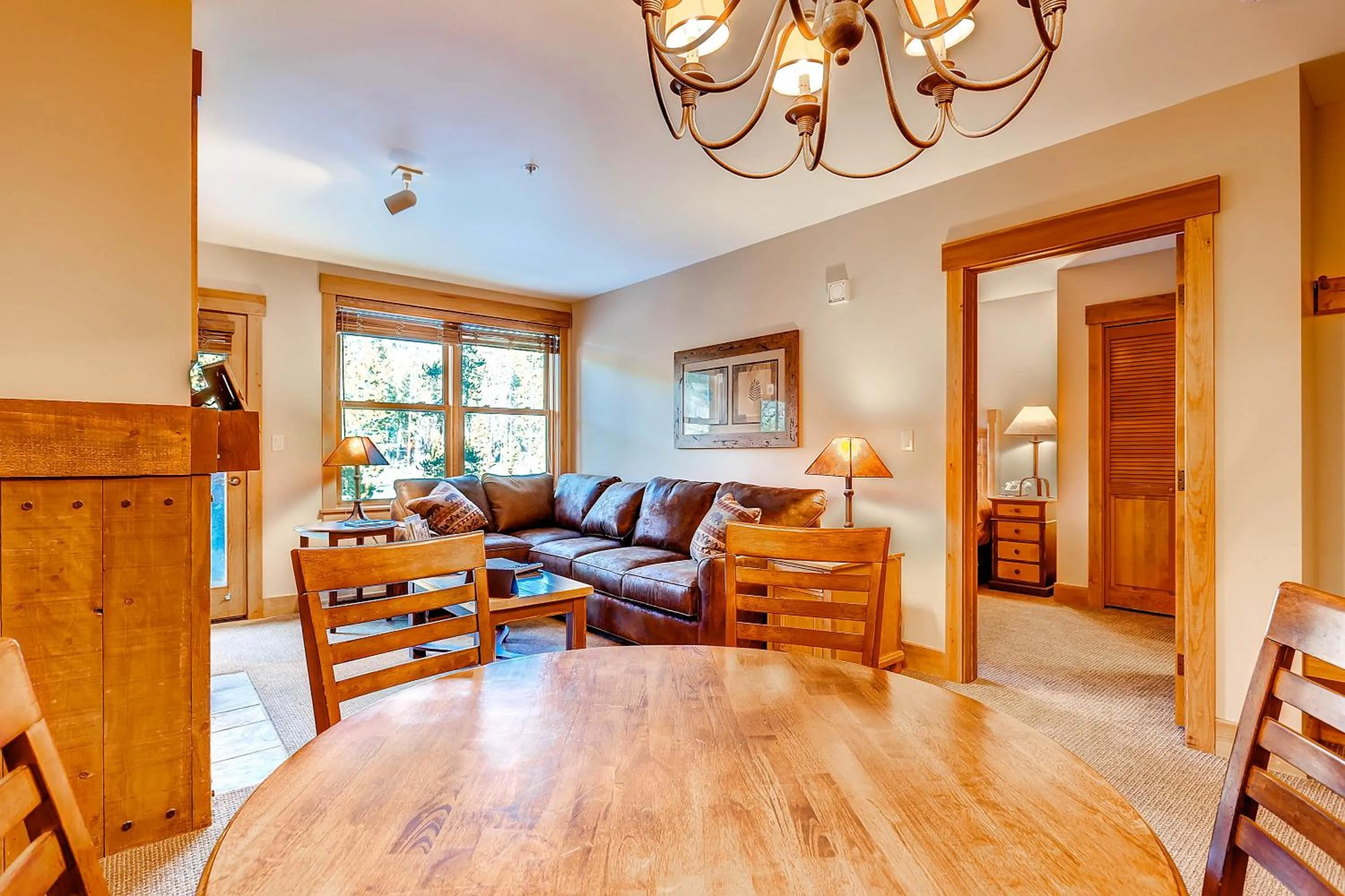 Living room in The Springs Condominiums by Vail Resorts