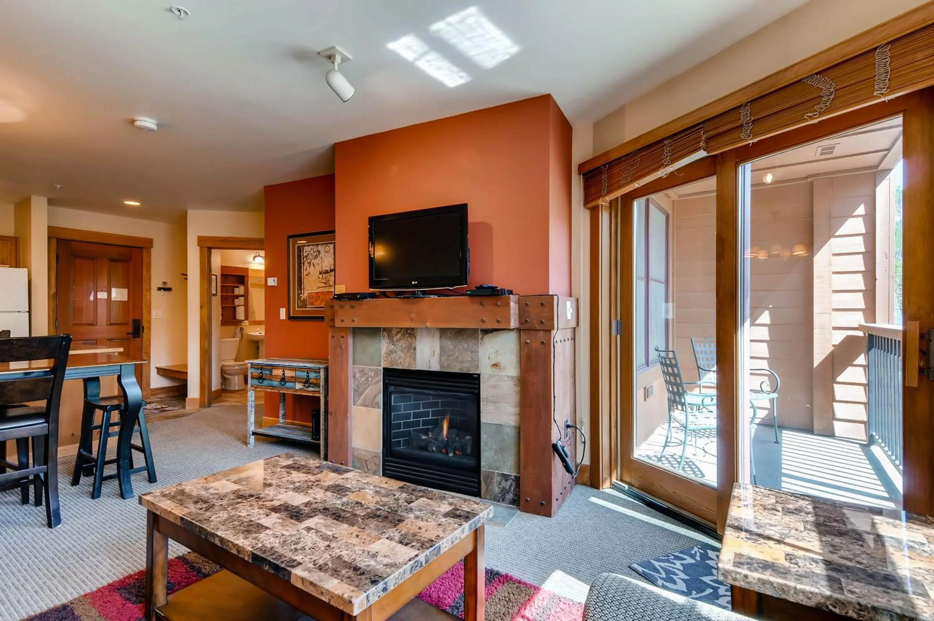 Living room in The Springs Condominiums by Vail Resorts