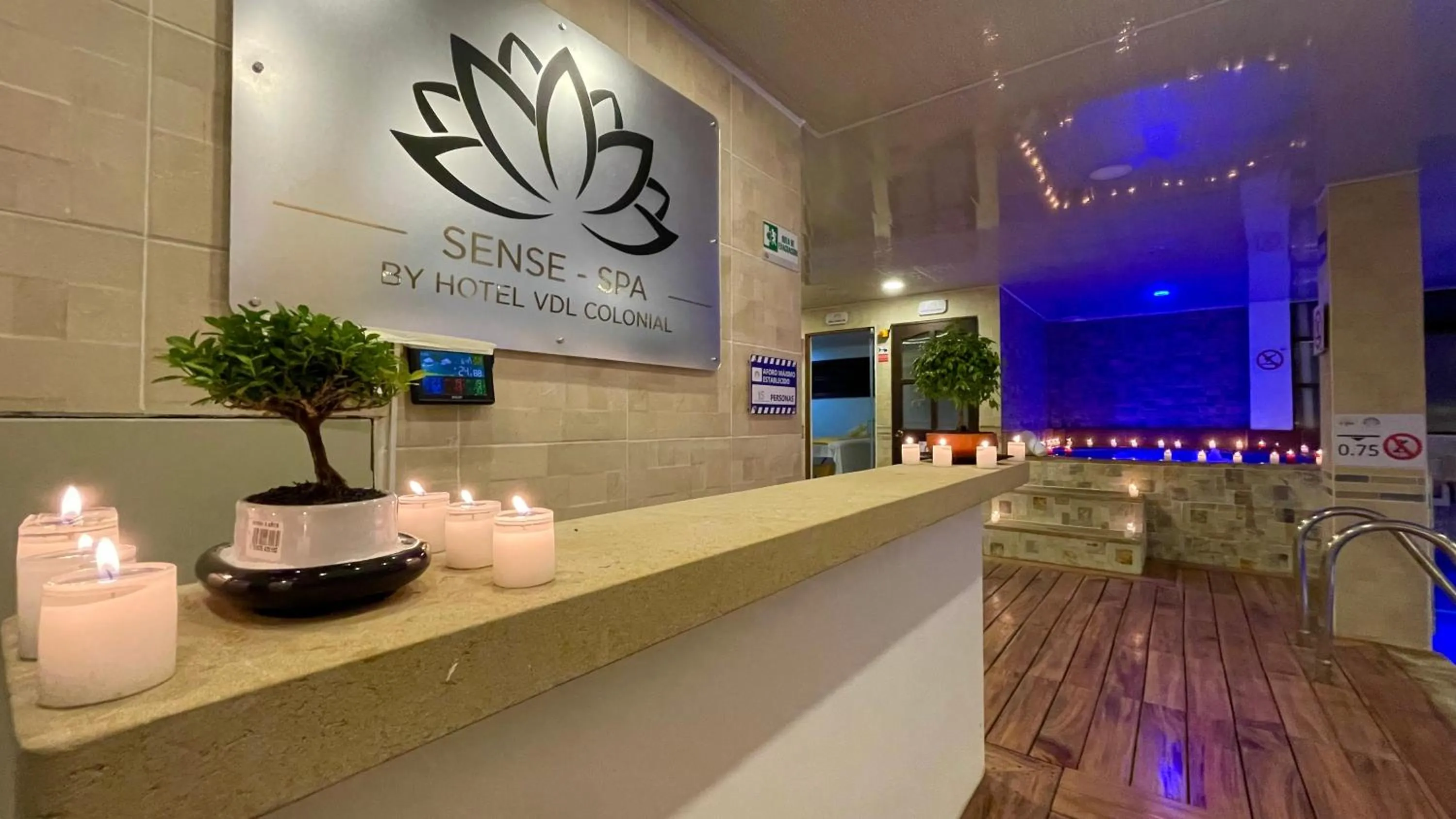 Property logo or sign in Hotel Boutique & Spa - VDL Colonial