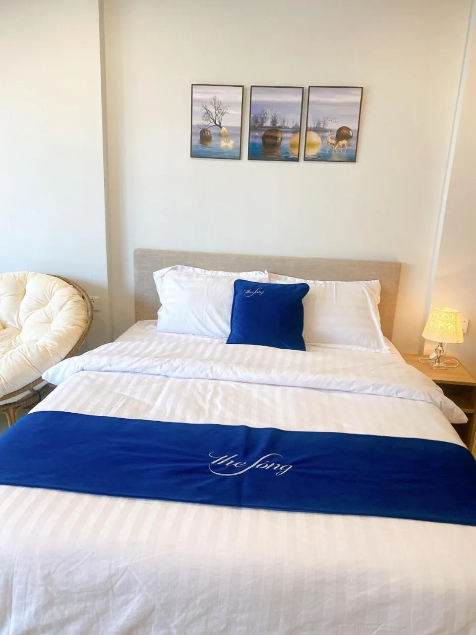 Bed in THE SÓNG CONDOTEL APARTMENT VŨNG TÀU