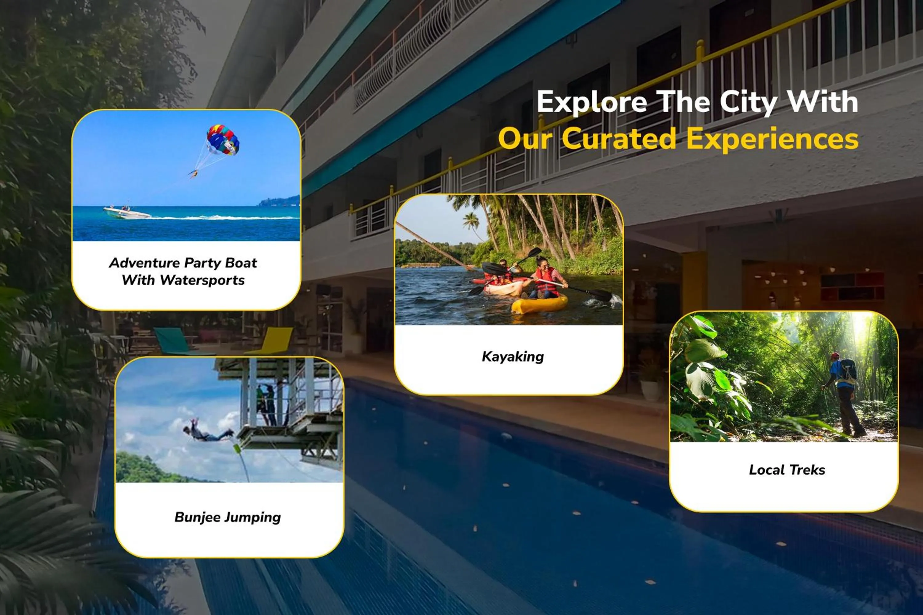 Text overlay in goSTOPS PLUS Goa, Vagator