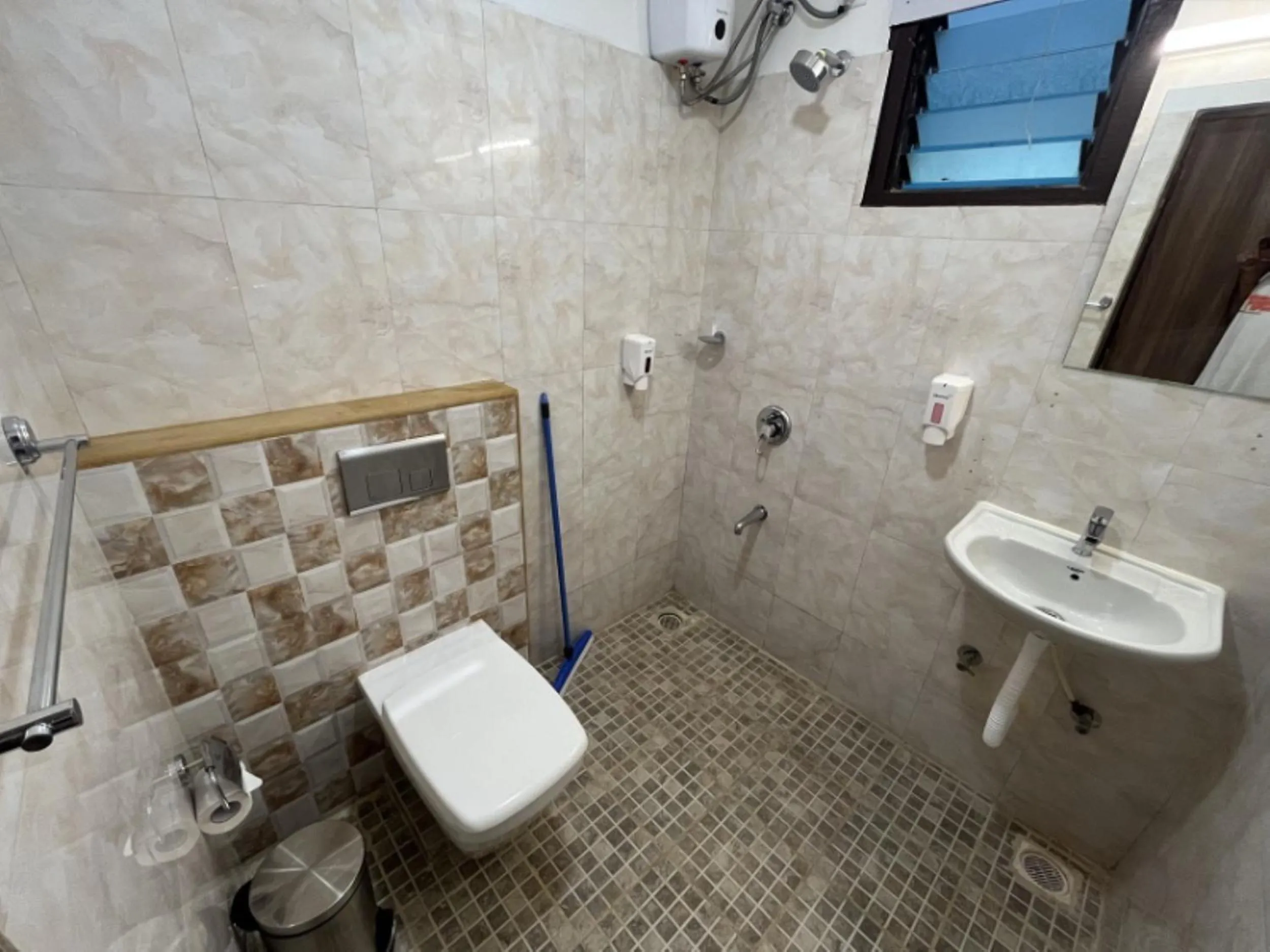 Bathroom in goSTOPS PLUS Goa, Vagator