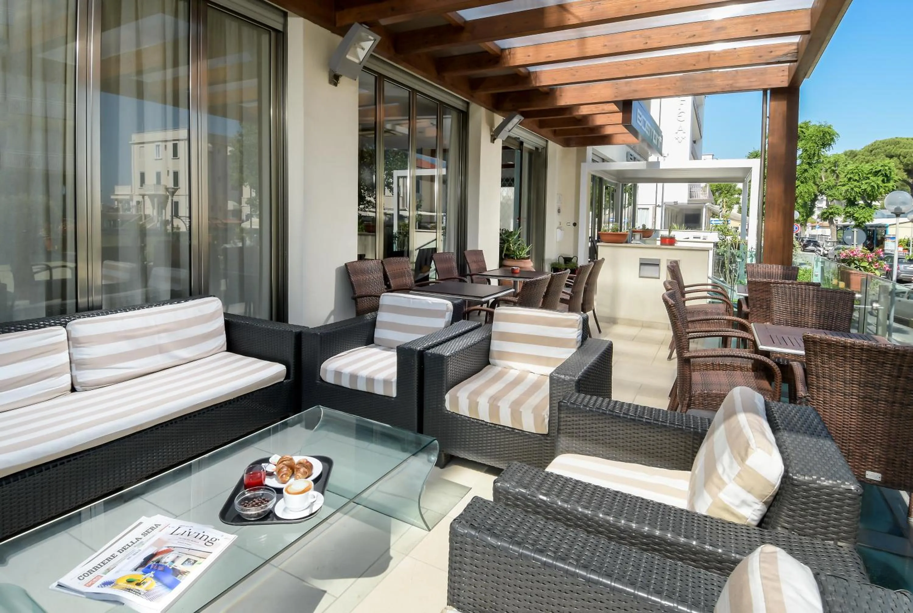 Balcony/Terrace in Hotel Boston