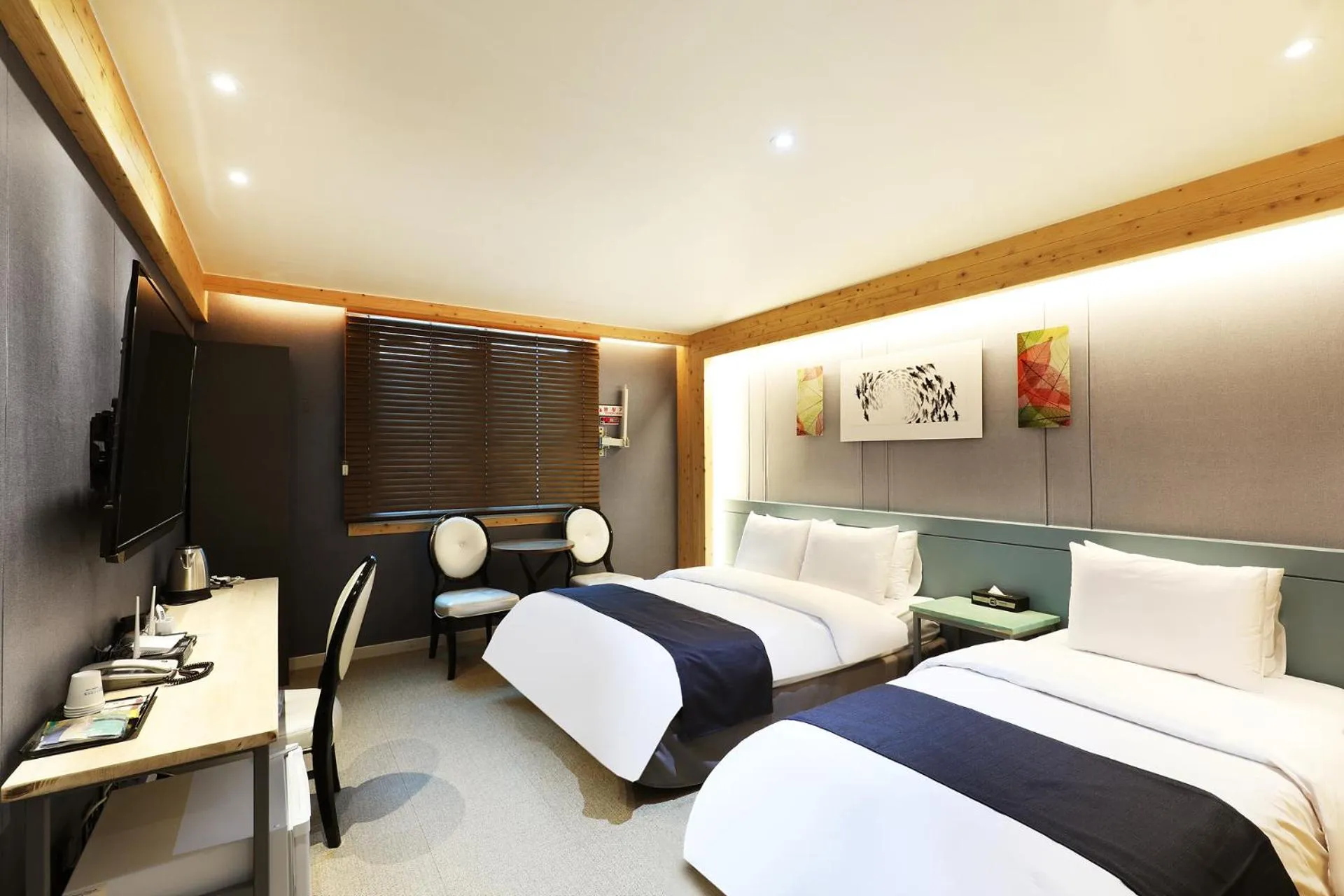 Bed in Buan Tourist Hotel