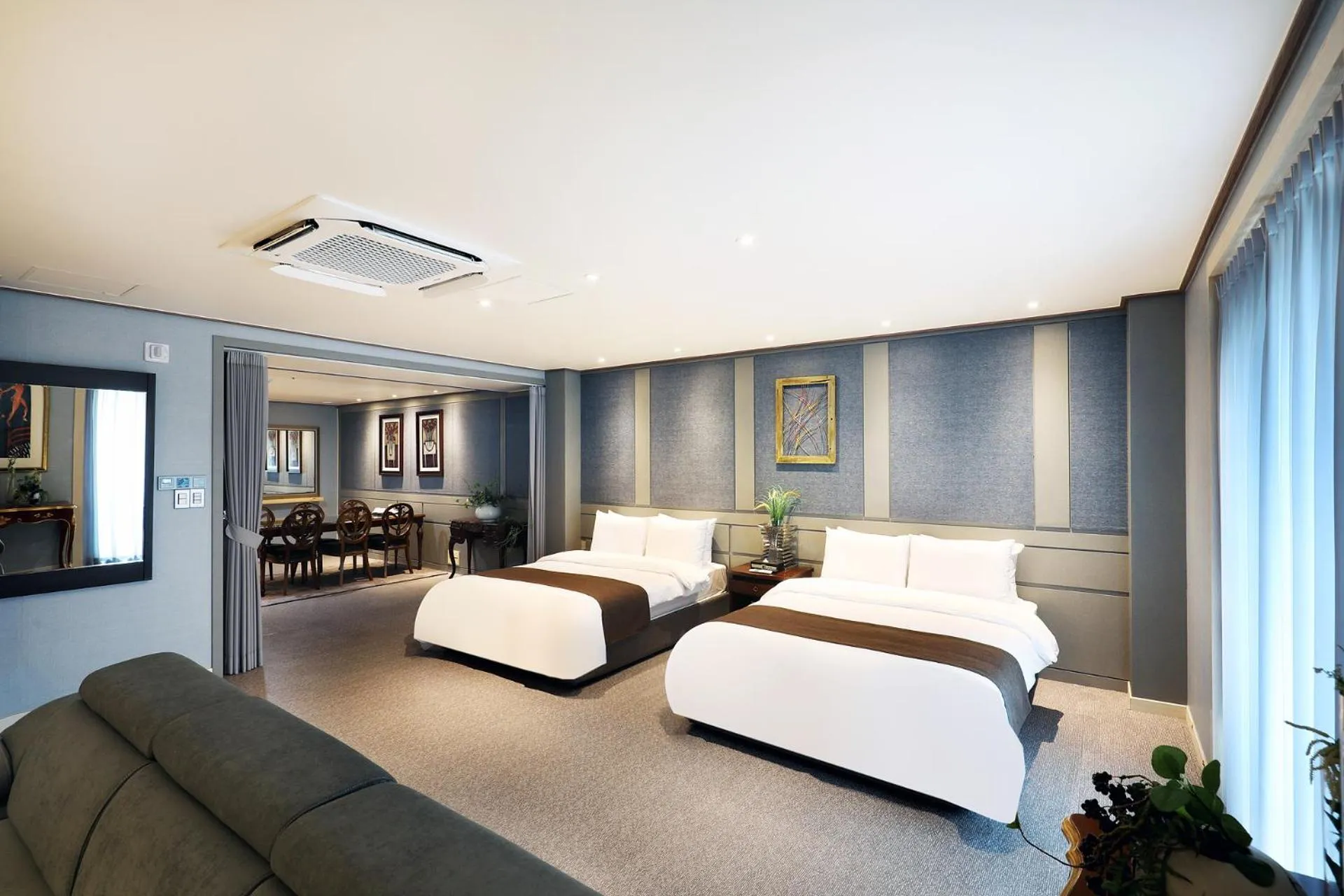 Bed in Buan Tourist Hotel