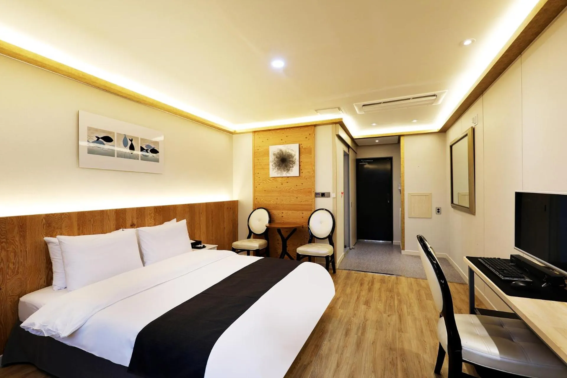 Bed in Buan Tourist Hotel