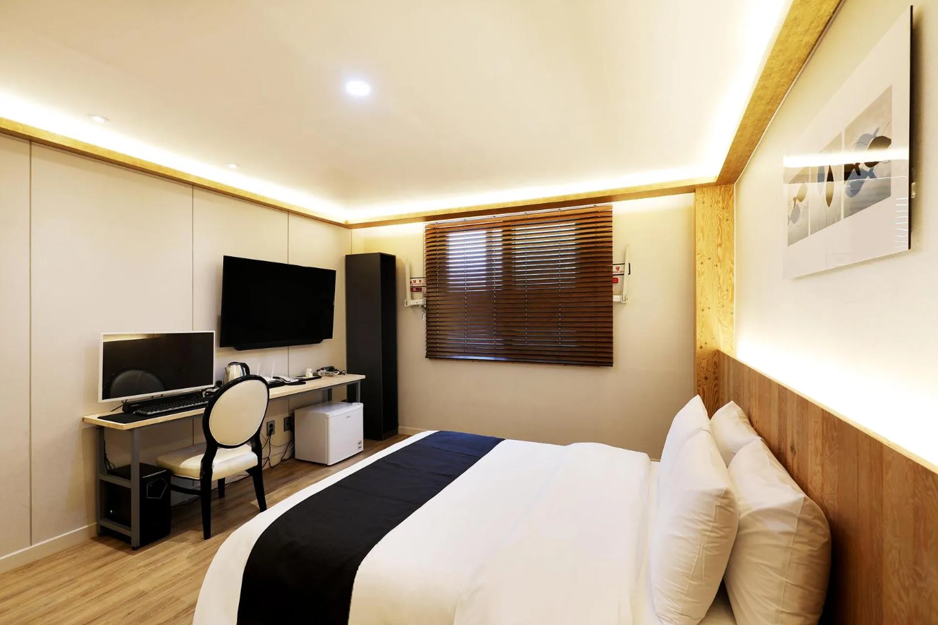 Bed in Buan Tourist Hotel