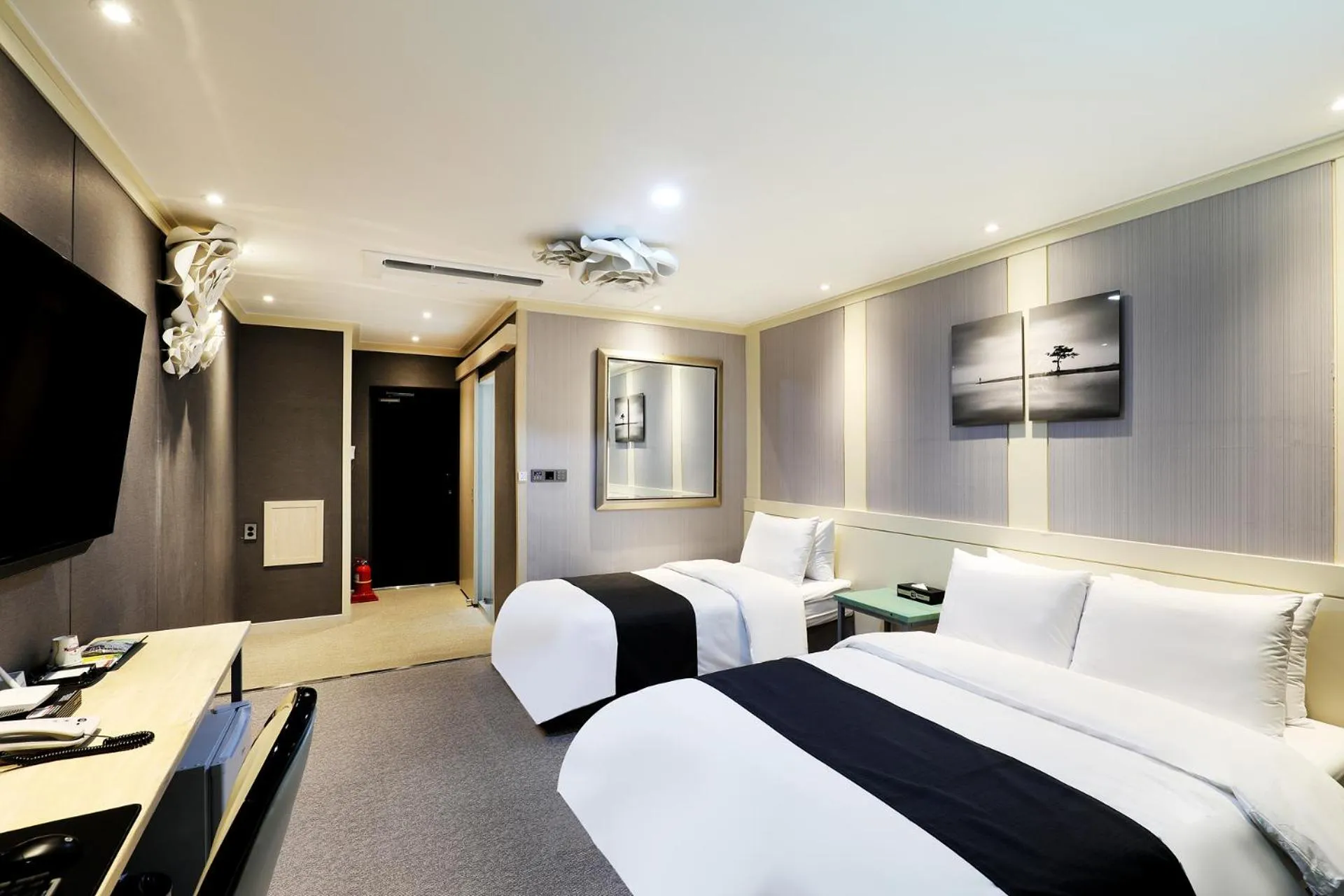 Bed in Buan Tourist Hotel