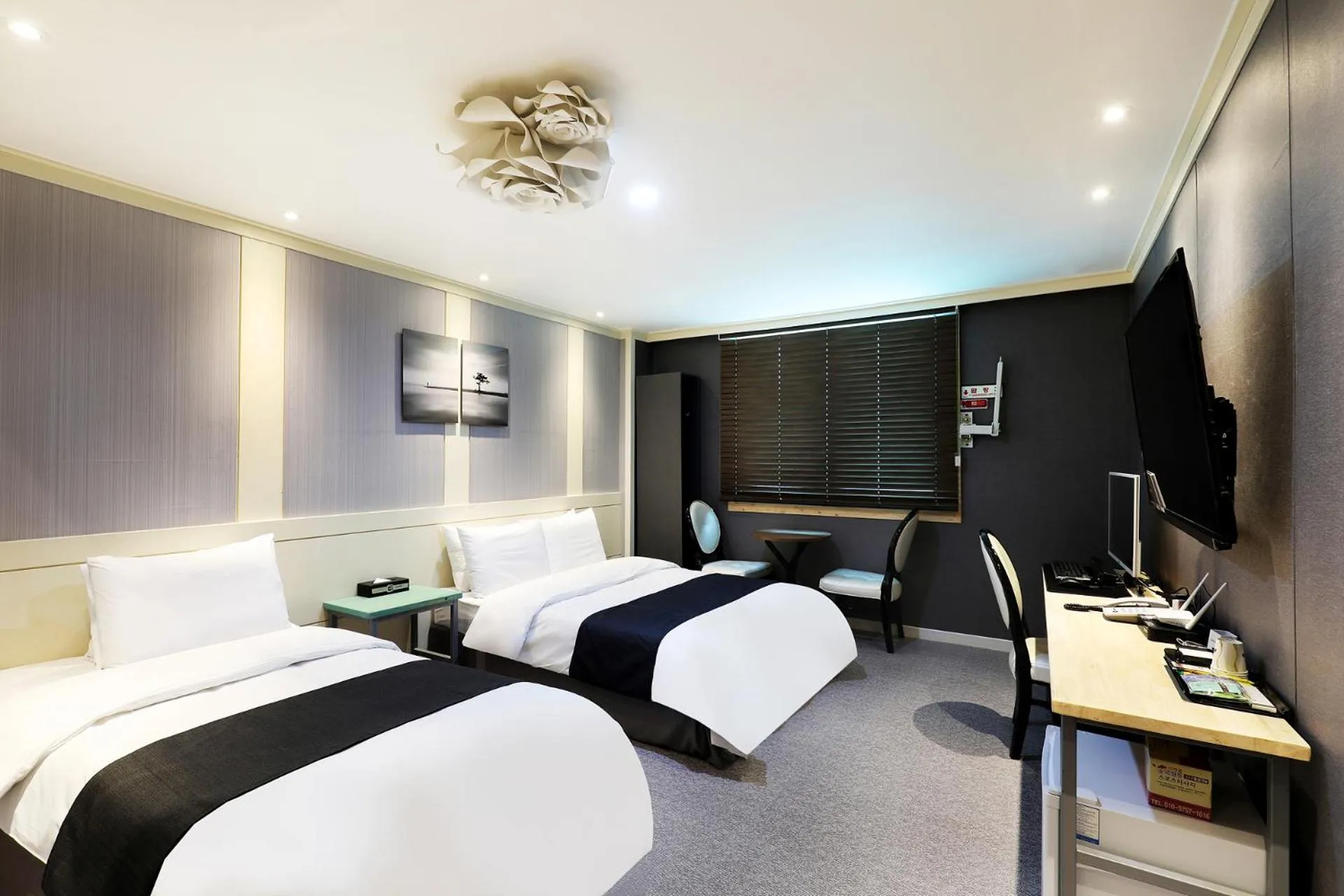 Bed in Buan Tourist Hotel