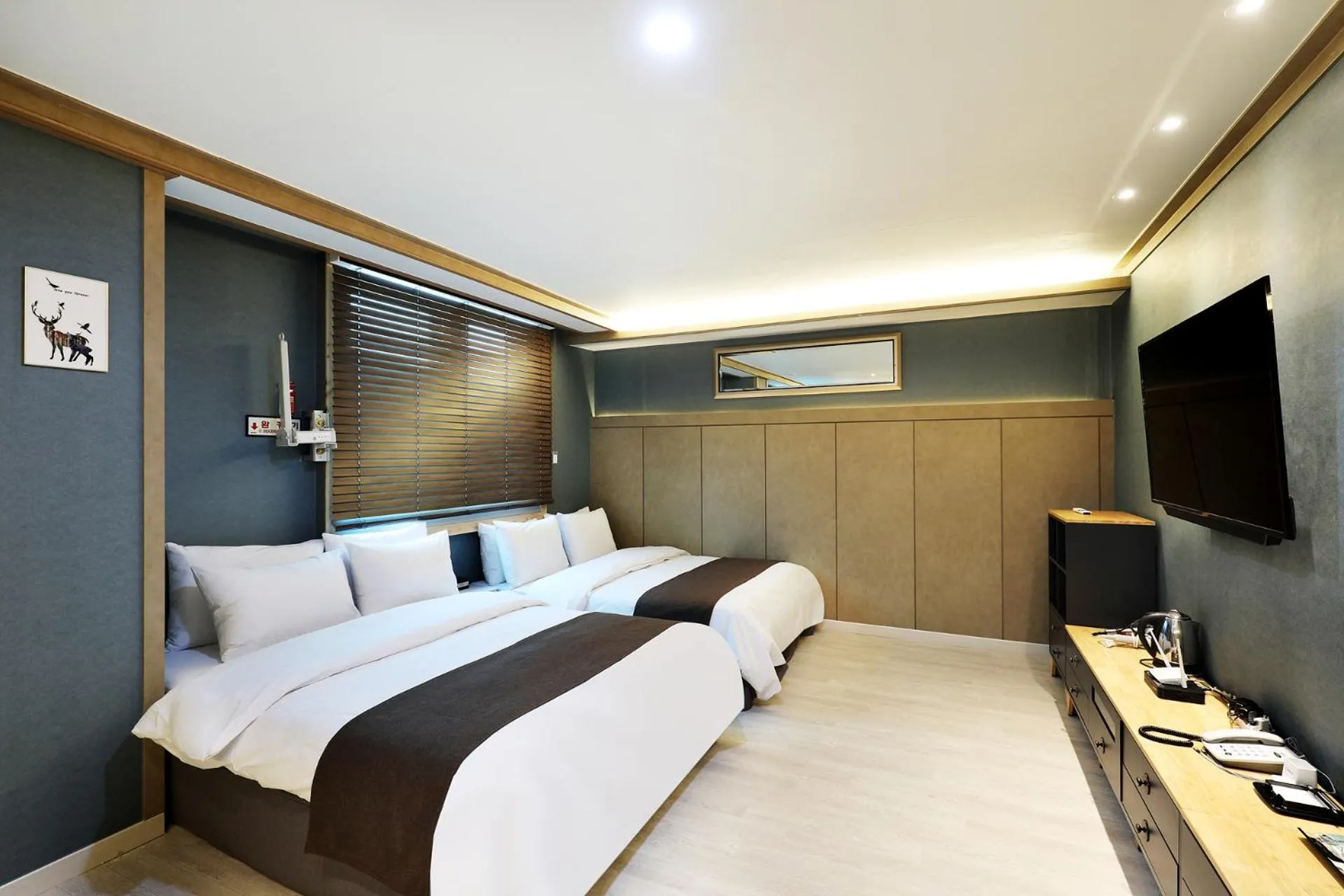 Bed in Buan Tourist Hotel