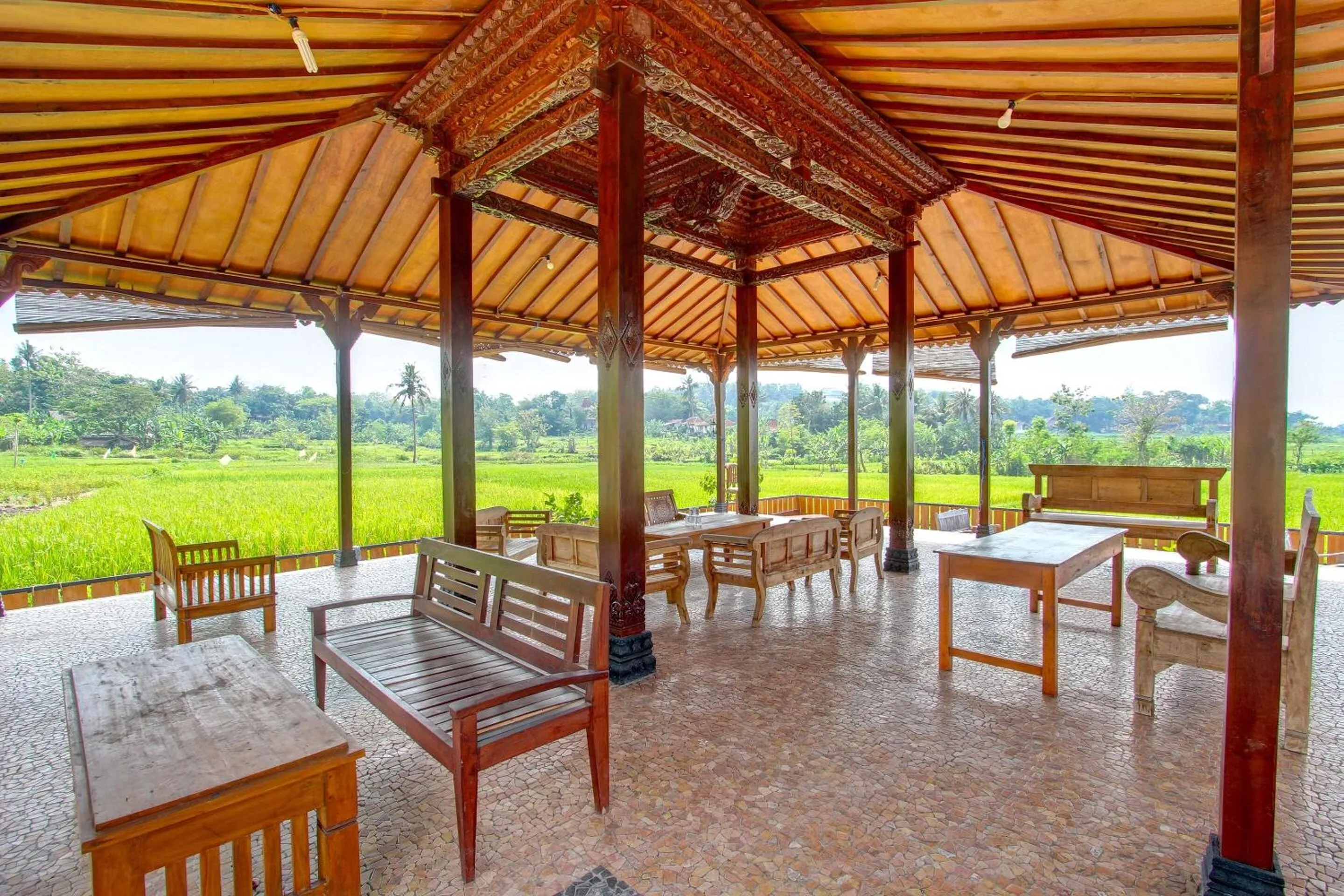 Lobby or reception in Collection O 91582 Green Kasongan Cottage