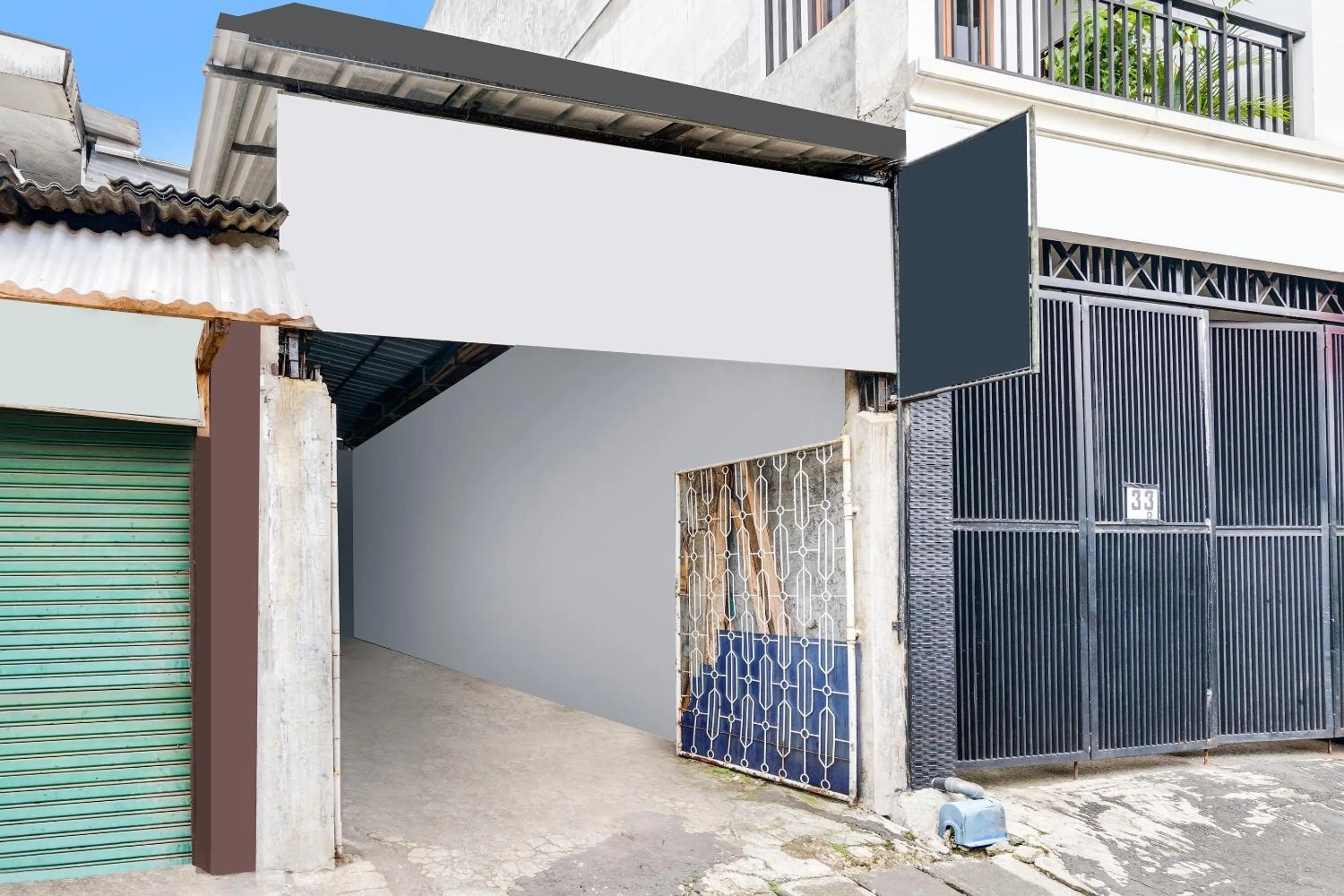 Facade/entrance in SPOT ON 91609 Pondok Mill's Syariah