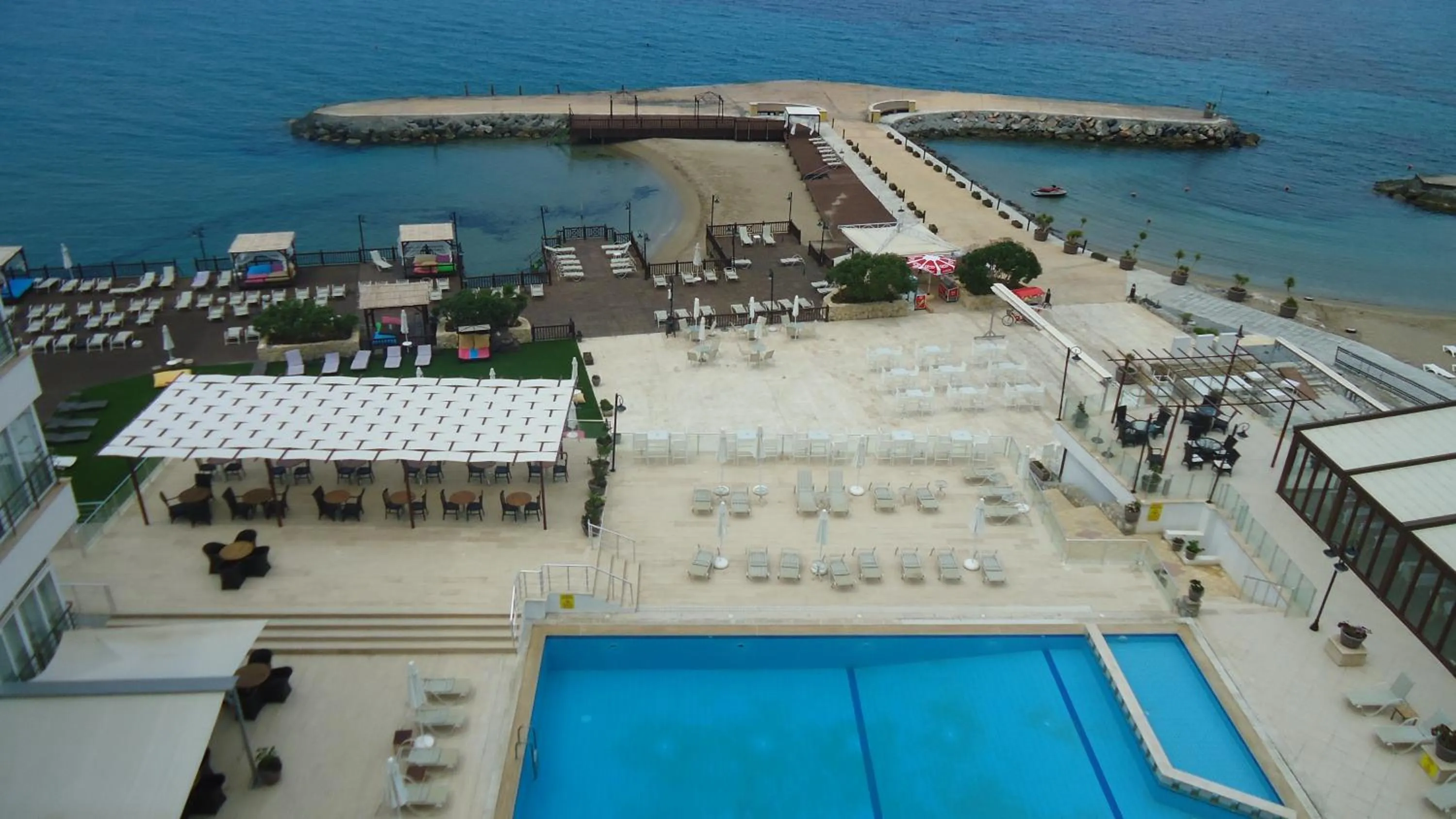 Bird's eye view in Ada Beach Hotel