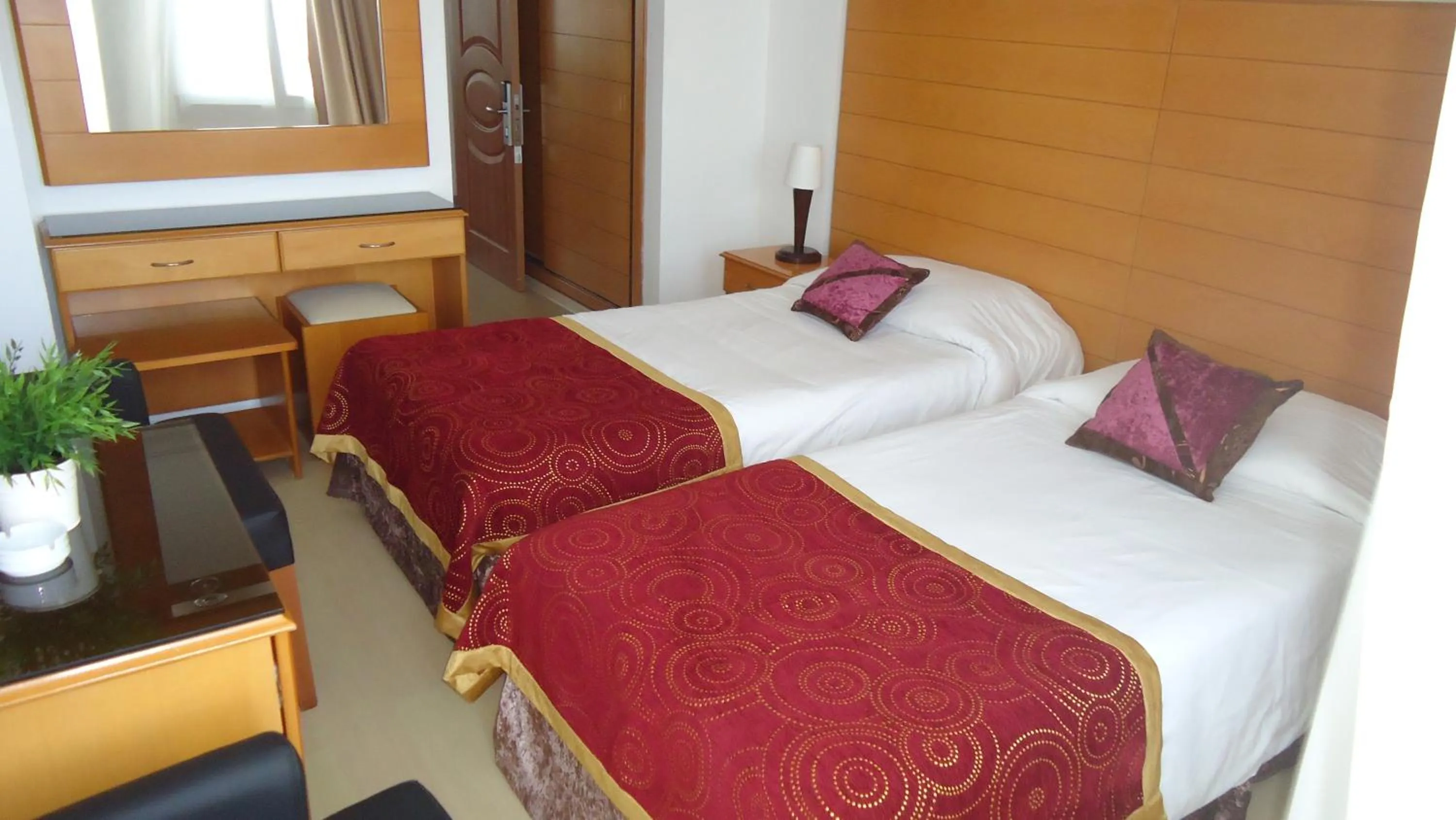 Bed in Ada Beach Hotel
