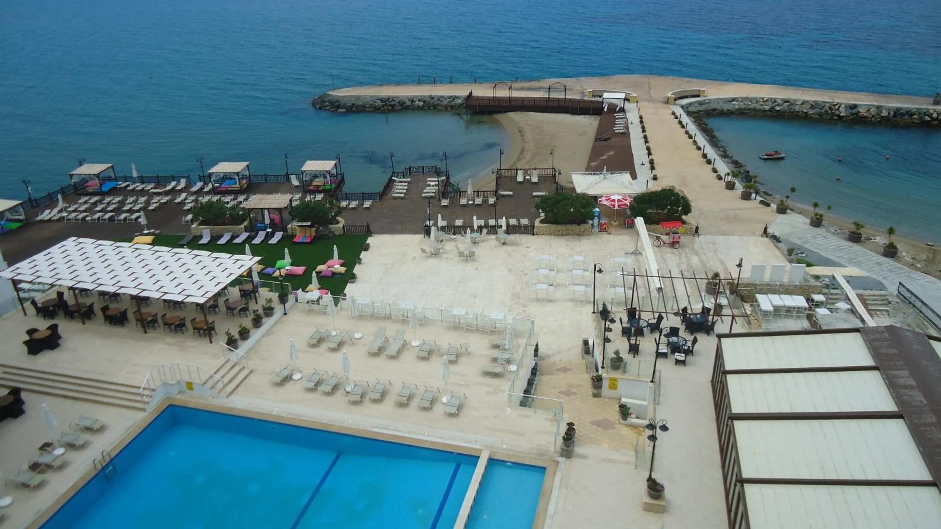 Bird's eye view in Ada Beach Hotel