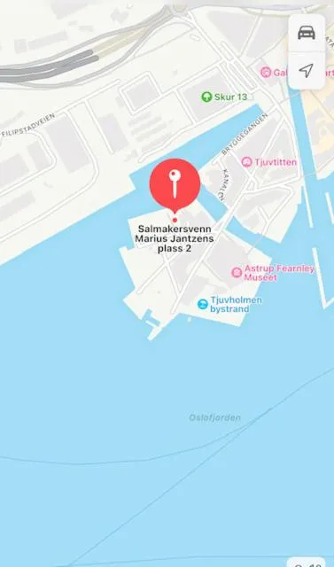 Bright & exclusive 1BR in Prime Location, located on water in Oslo center with see view to Oslo fjord