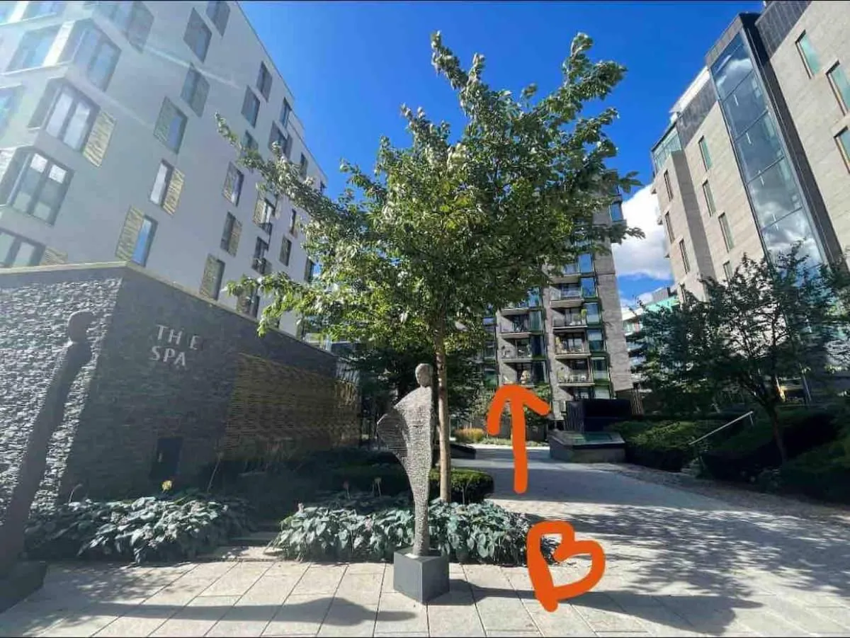 Property building in Bright & exclusive 1BR in Prime Location, located on water in Oslo center with see view to Oslo fjord