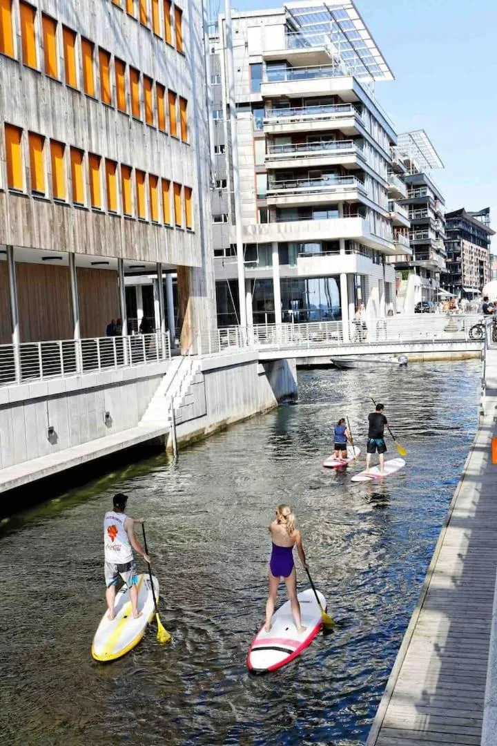 Bright & exclusive 1BR in Prime Location, located on water in Oslo center with see view to Oslo fjord