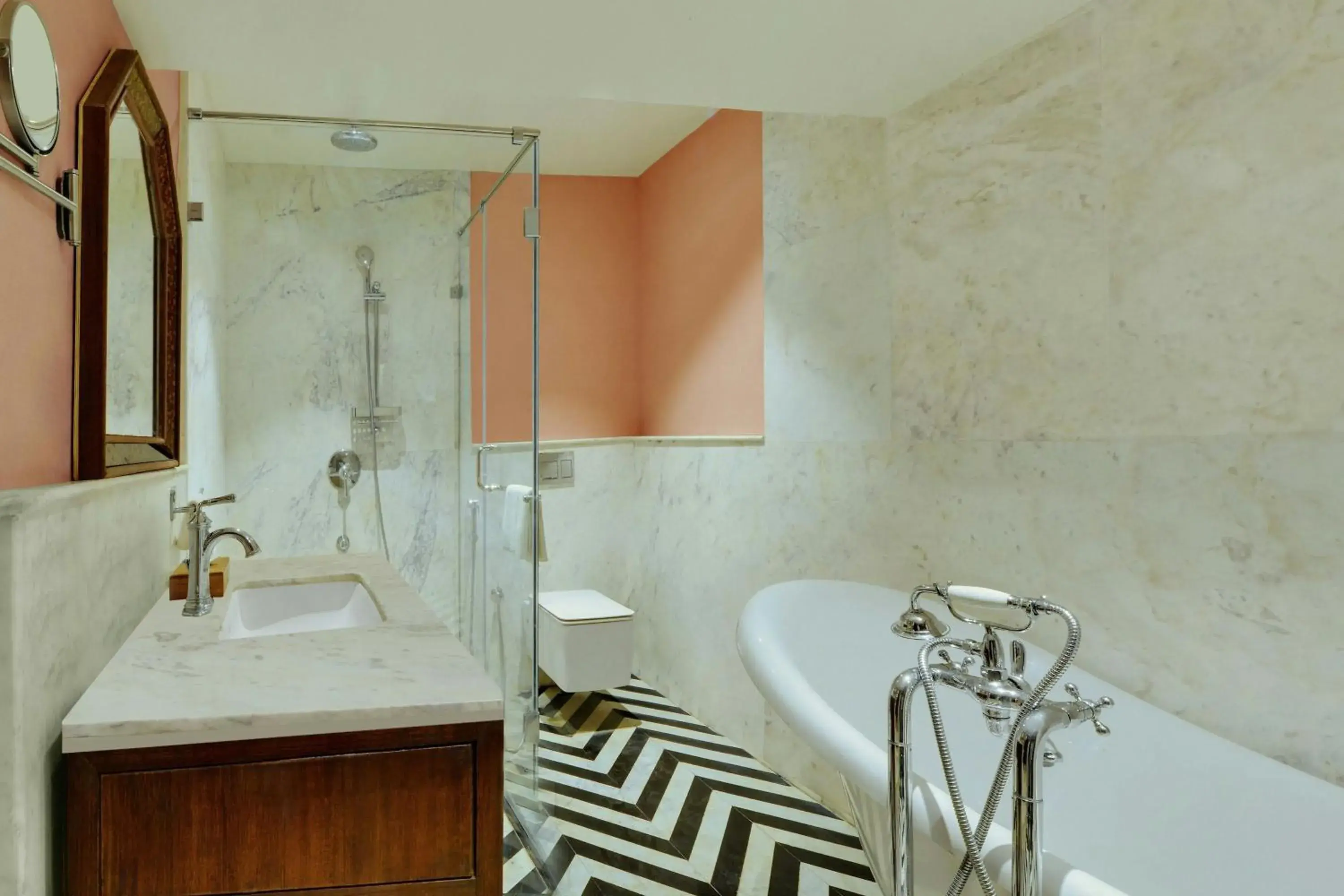 Bathroom in The Fern Bambora Fort Udaipur, Bambora, Series by Marriott Bathroom in The Fern Bambora Fort Udaipur, Bambora, Series by Marriott