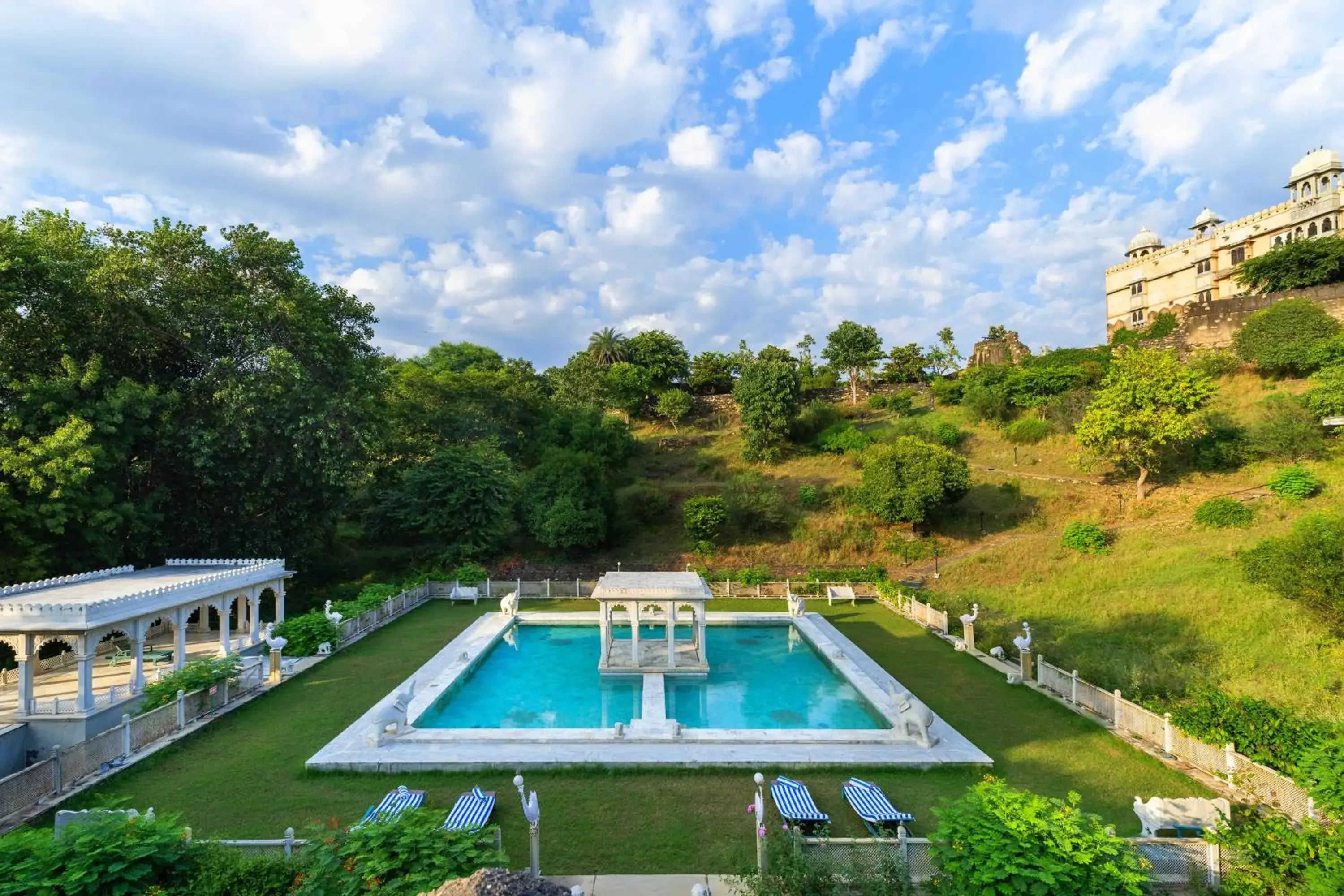 Swimming pool in The Fern Bambora Fort, Bambora, Udaipur Swimming pool in The Fern Bambora Fort, Bambora, Udaipur