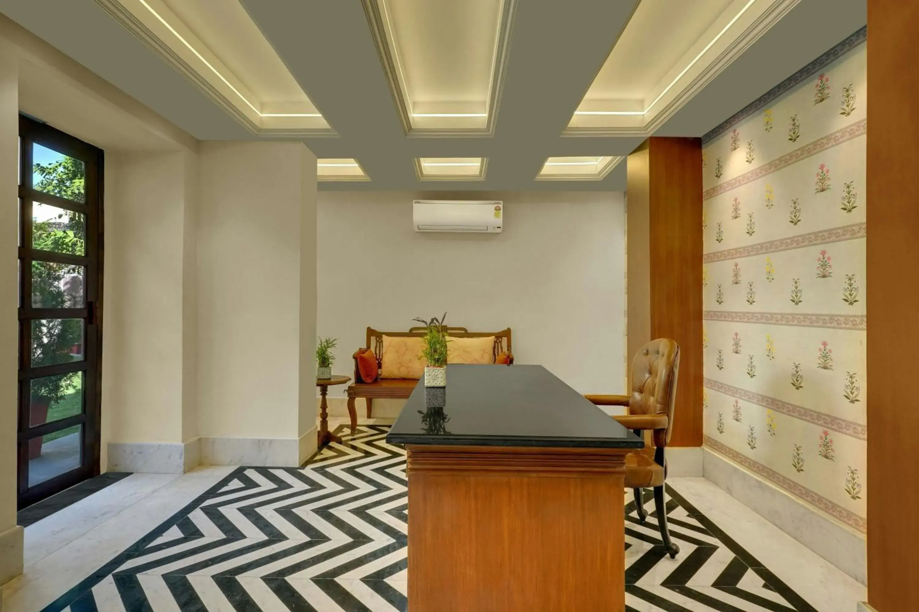 Lobby or reception in The Fern Bambora Fort Udaipur, Bambora, Series by Marriott Lobby or reception in The Fern Bambora Fort Udaipur, Bambora, Series by Marriott