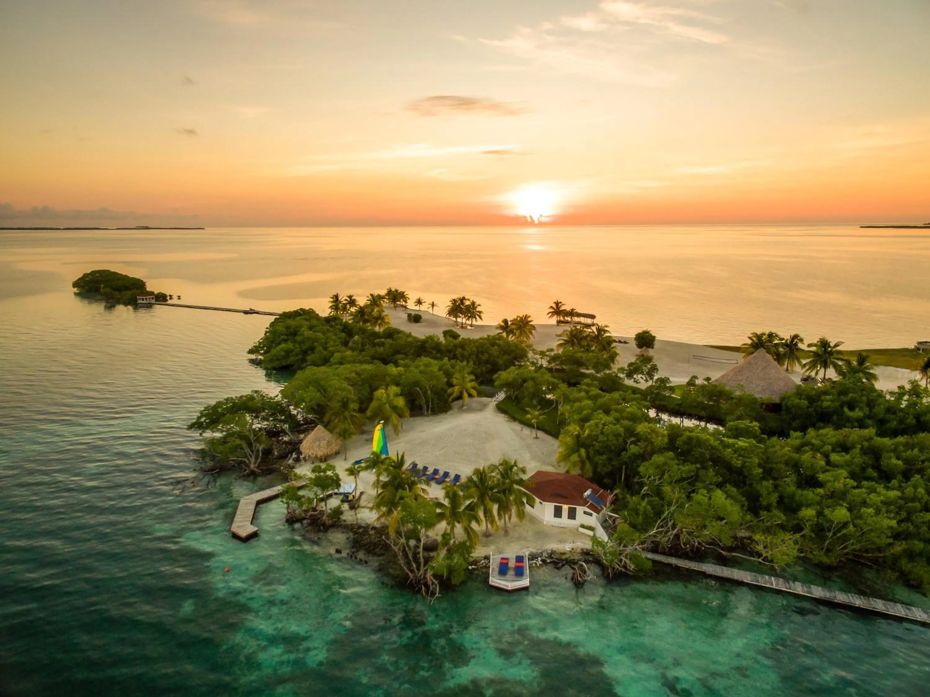 Bird's eye view in Royal Belize