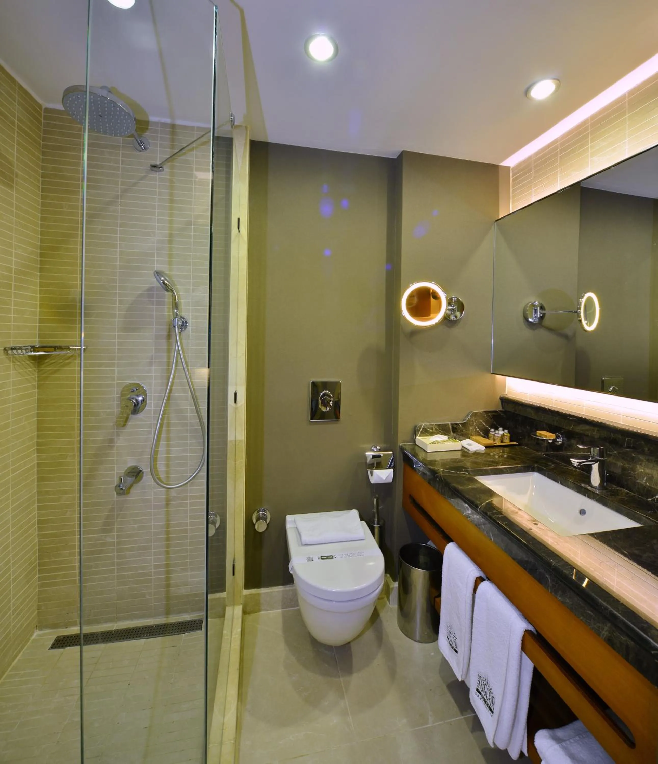 Shower in Tugcan Hotel