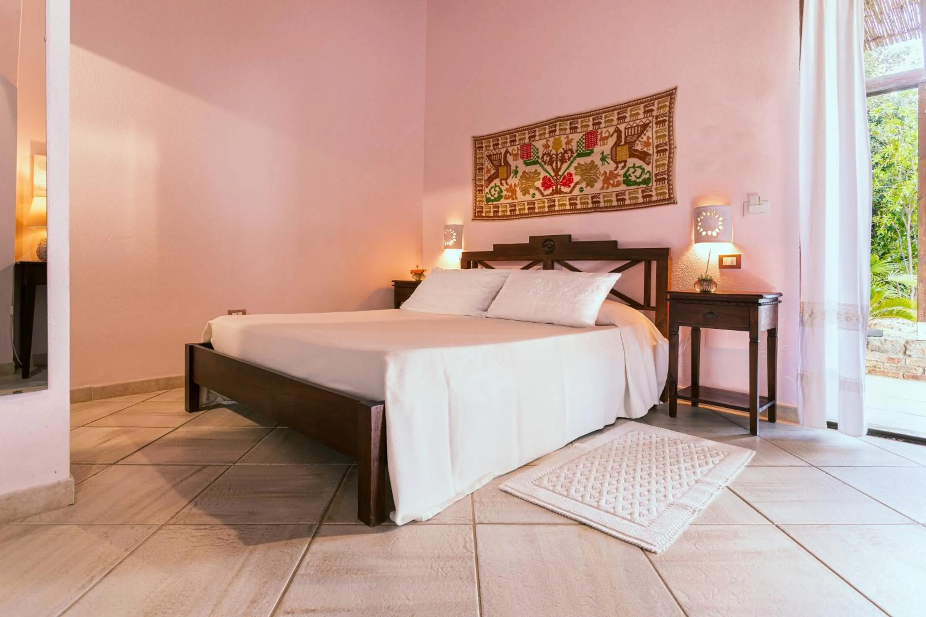 Bed in Hotel Rio Molas