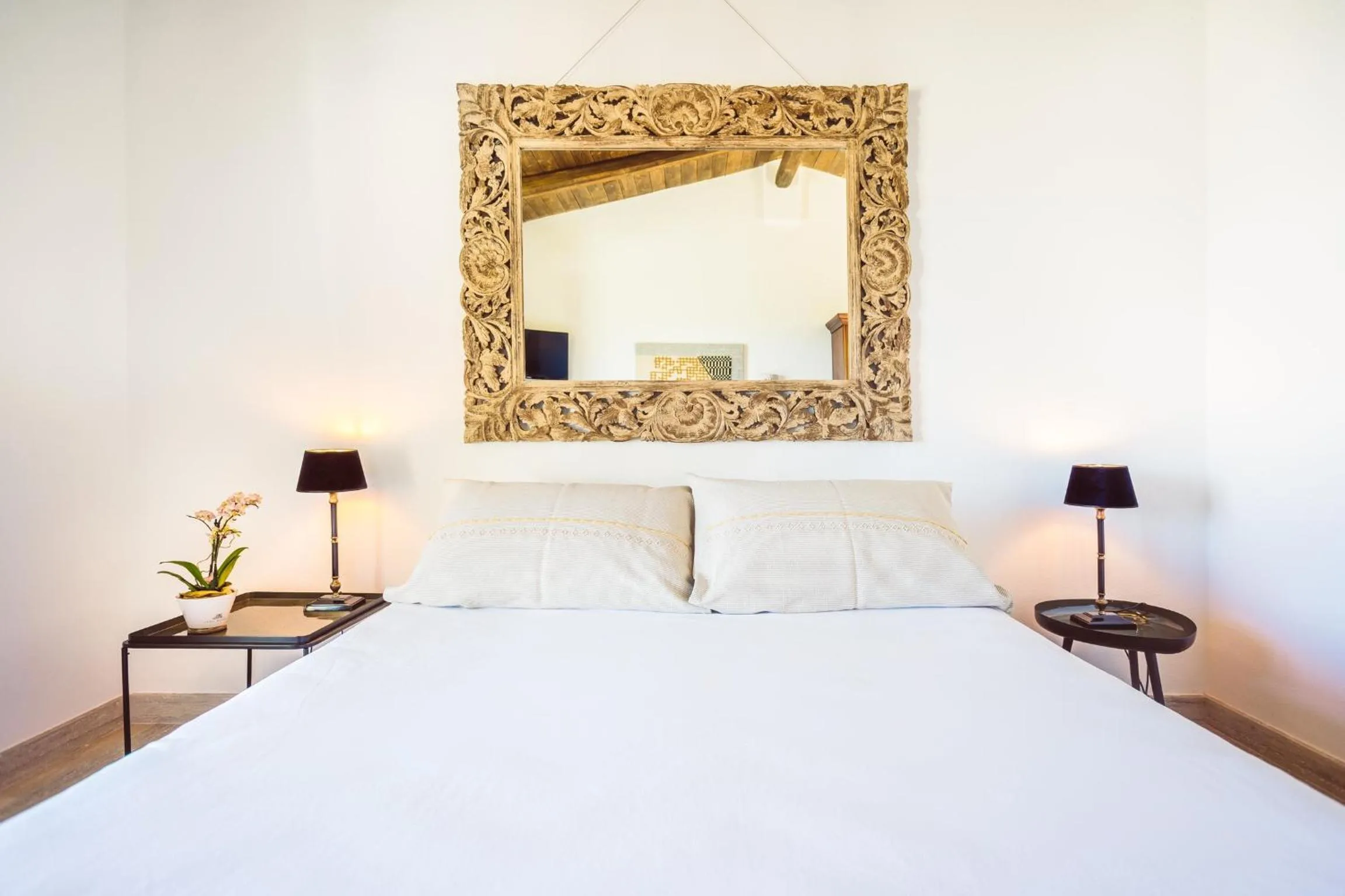 Bed in Hotel Rio Molas