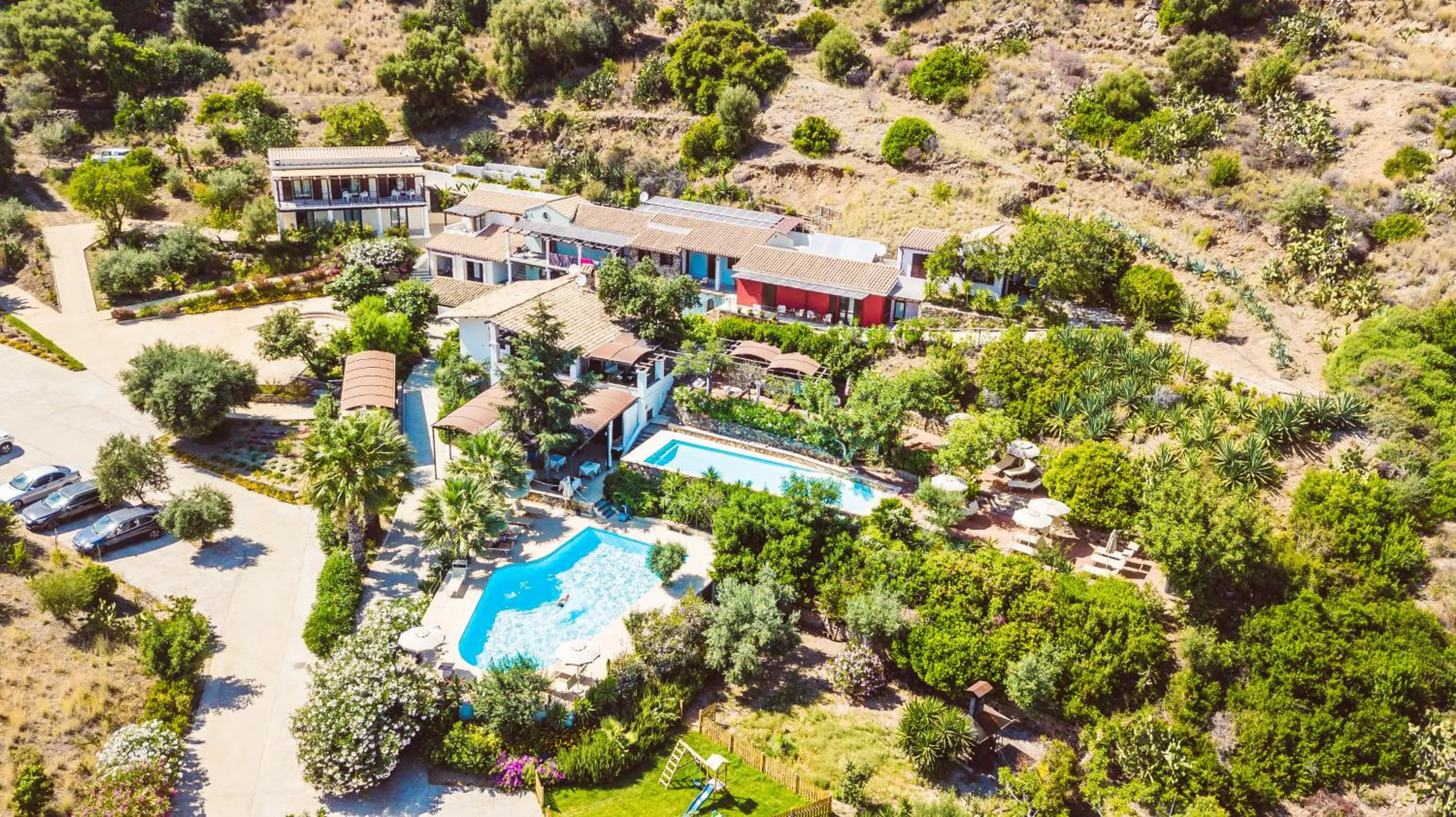 Bird's eye view in Hotel Rio Molas