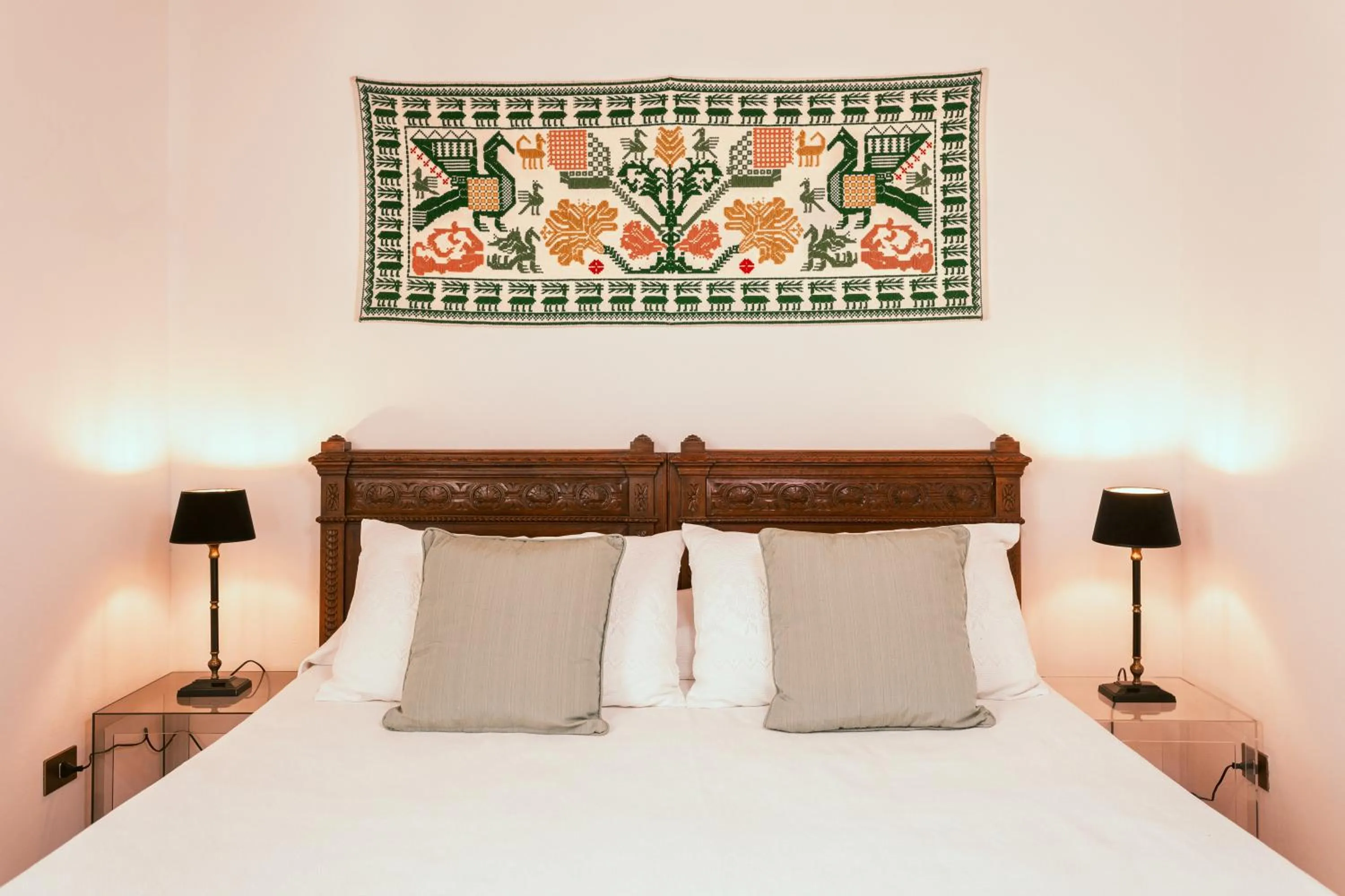 Bed in Hotel Rio Molas