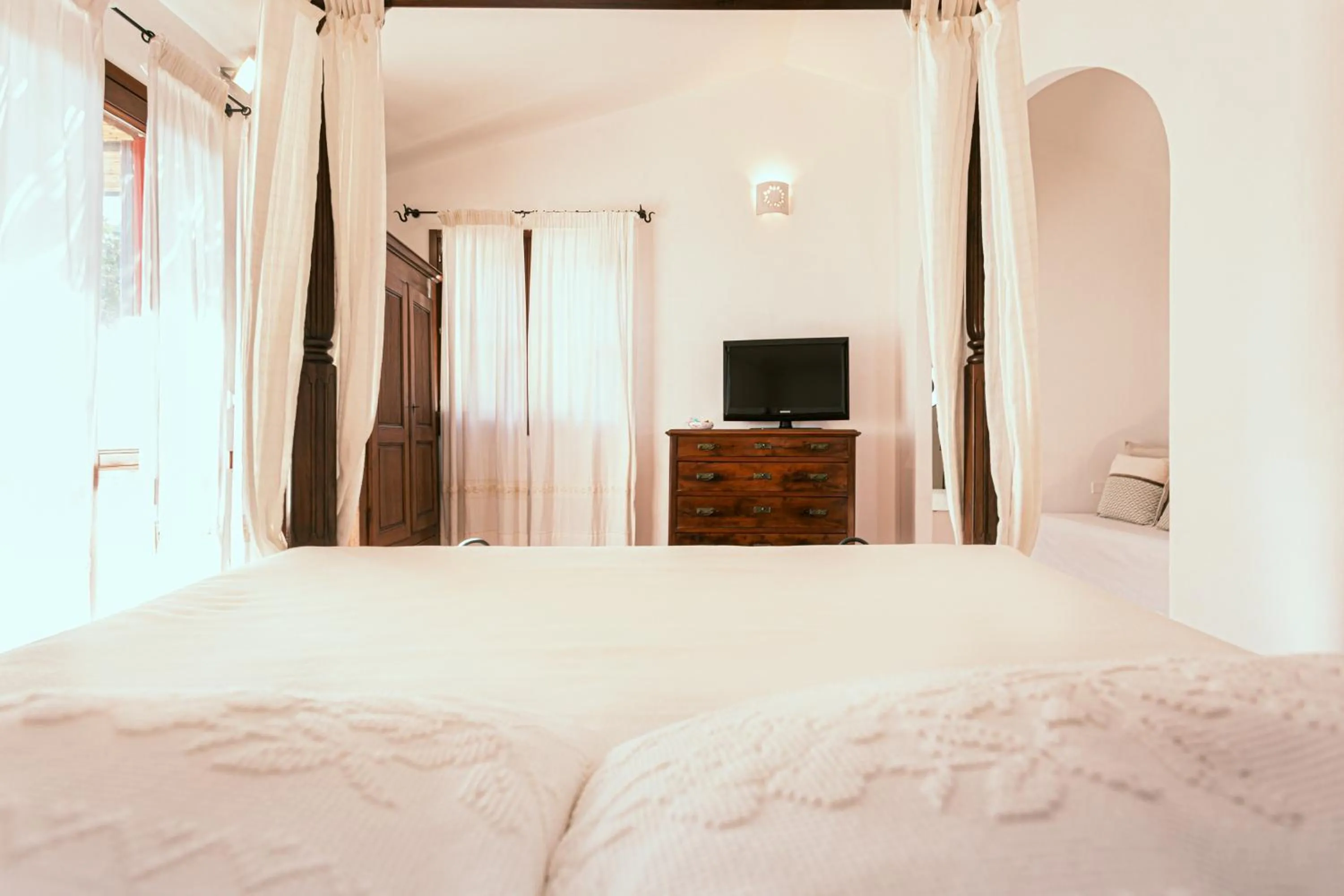 Bed in Hotel Rio Molas