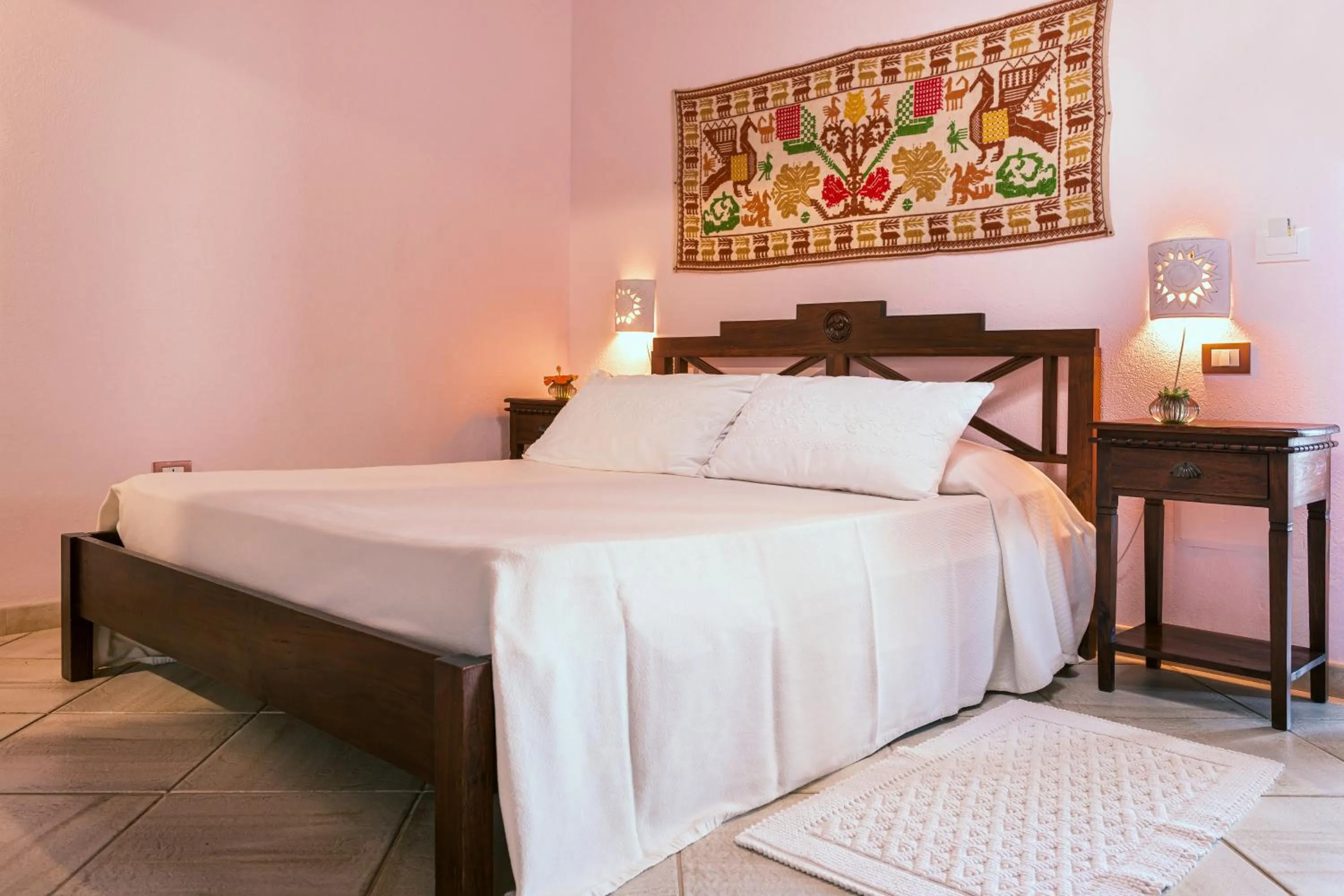 Bed in Hotel Rio Molas