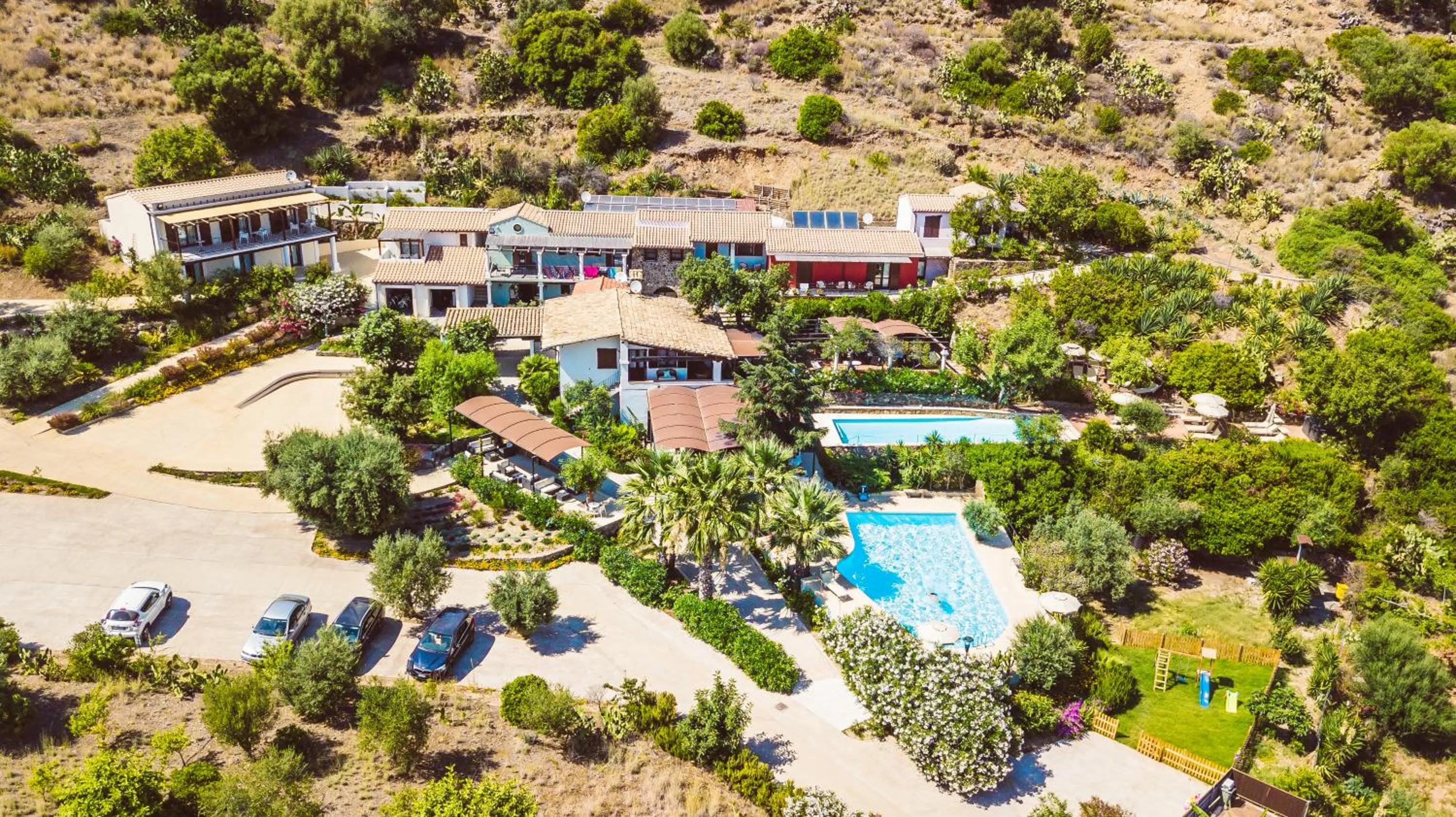 Bird's eye view in Hotel Rio Molas