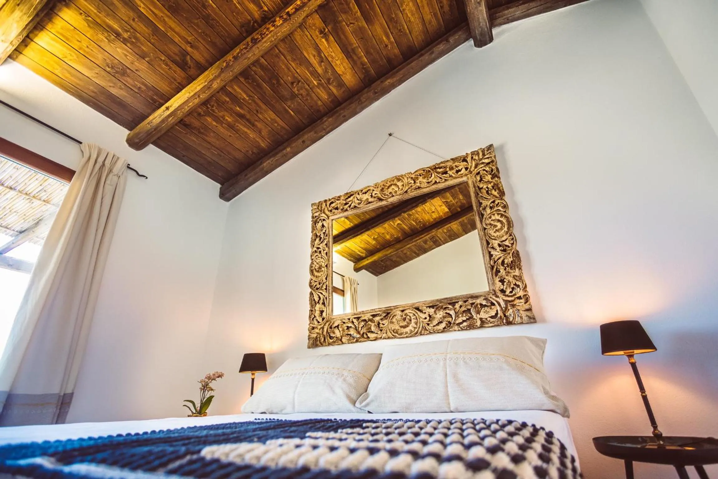 Bed in Hotel Rio Molas