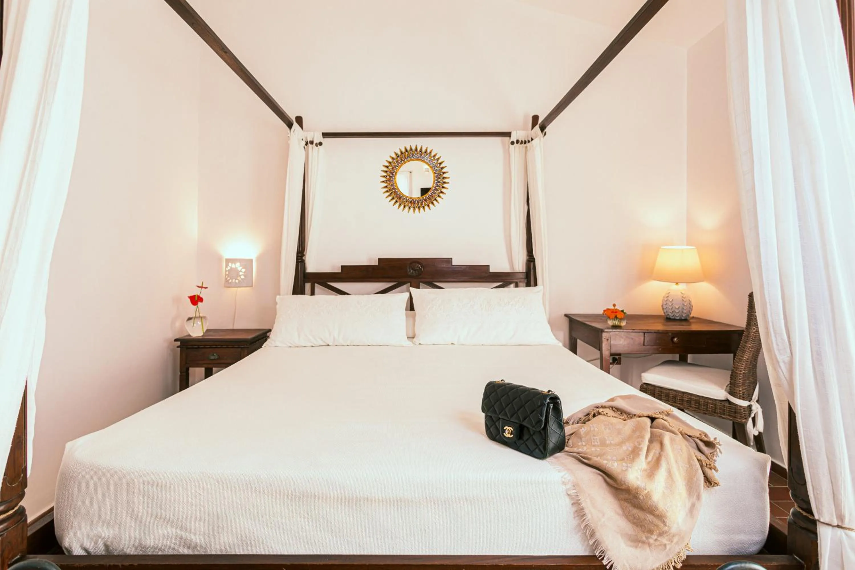 Bed in Hotel Rio Molas
