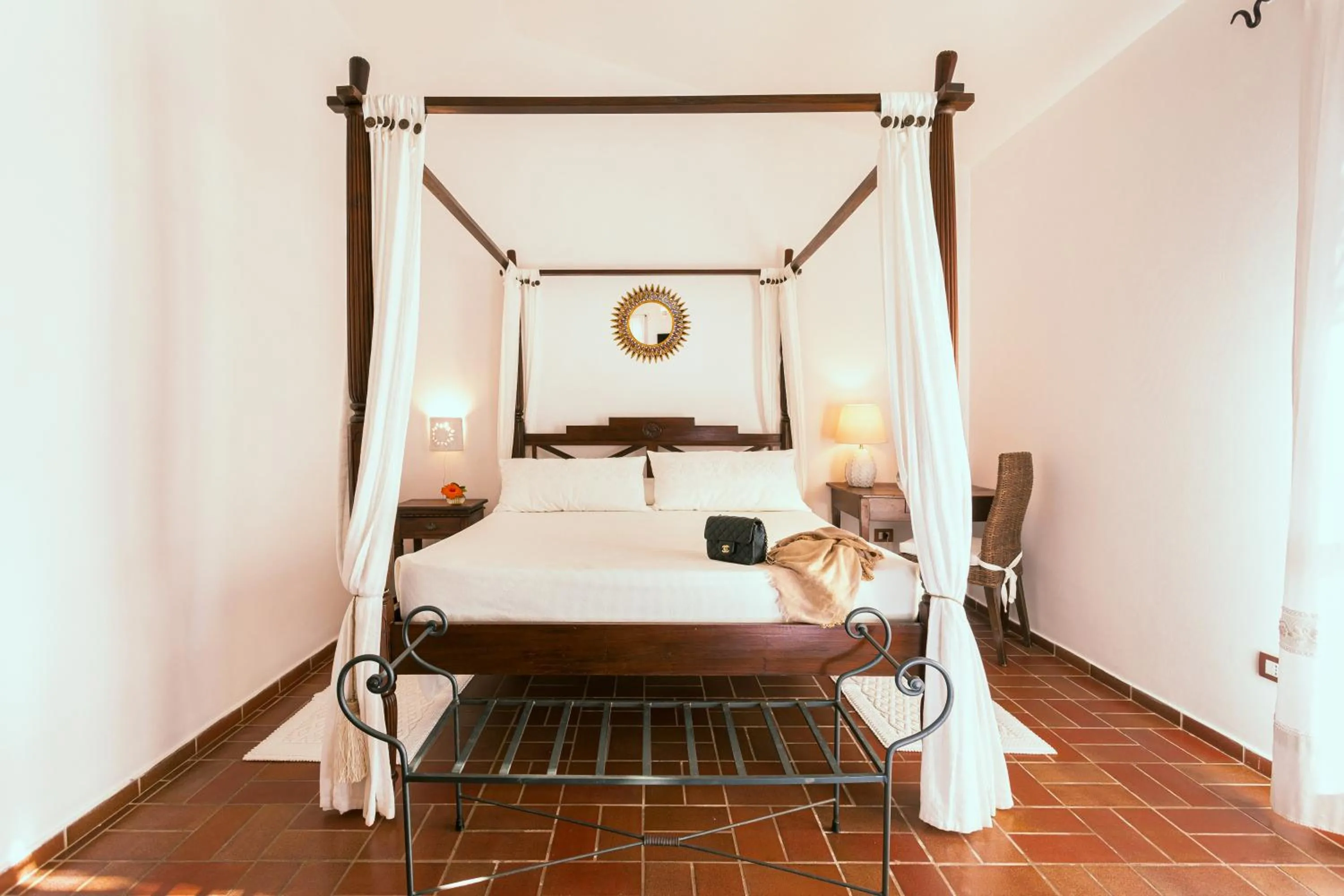 Bed in Hotel Rio Molas