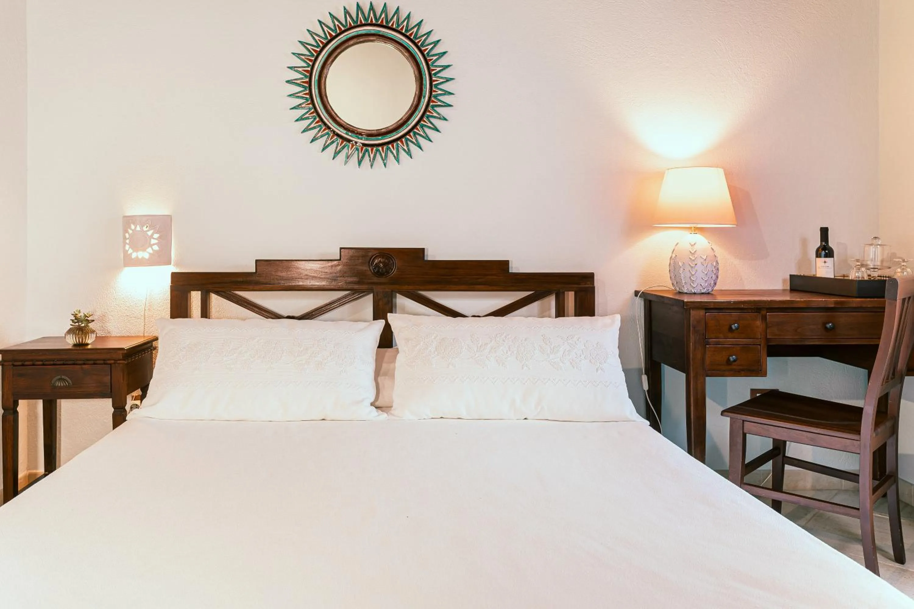 Bed in Hotel Rio Molas