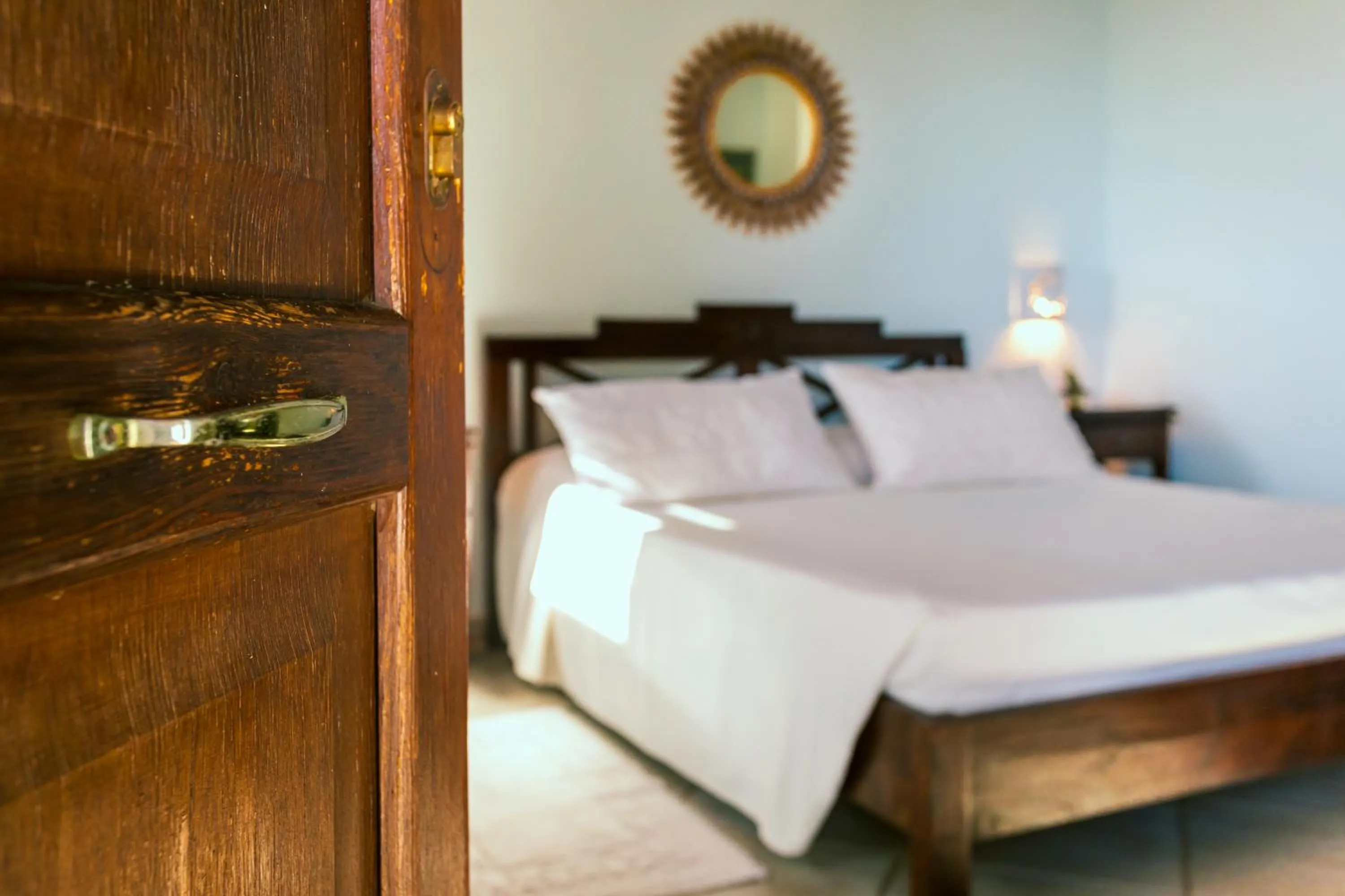 Bed in Hotel Rio Molas